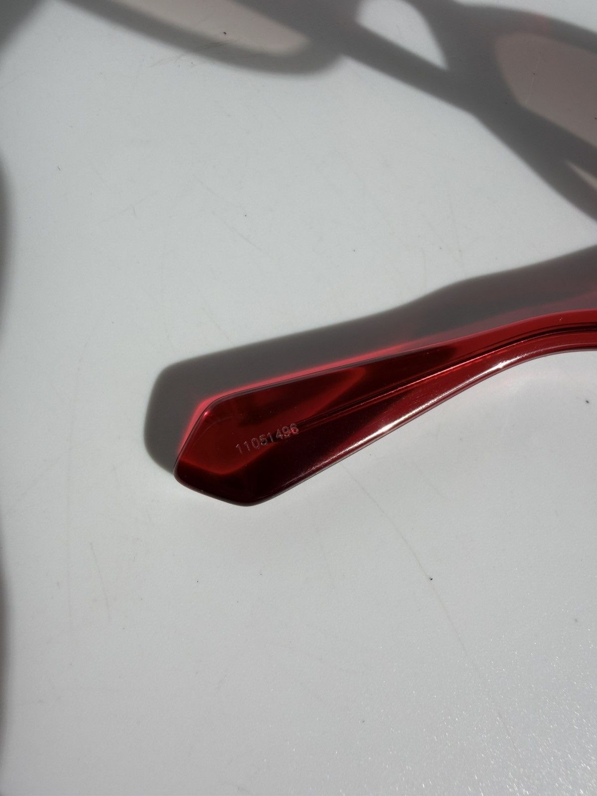 Chrome Hearts Chrome Hearts Red Lowrider Sunglasses Size ONE SIZE - 9 Thumbnail