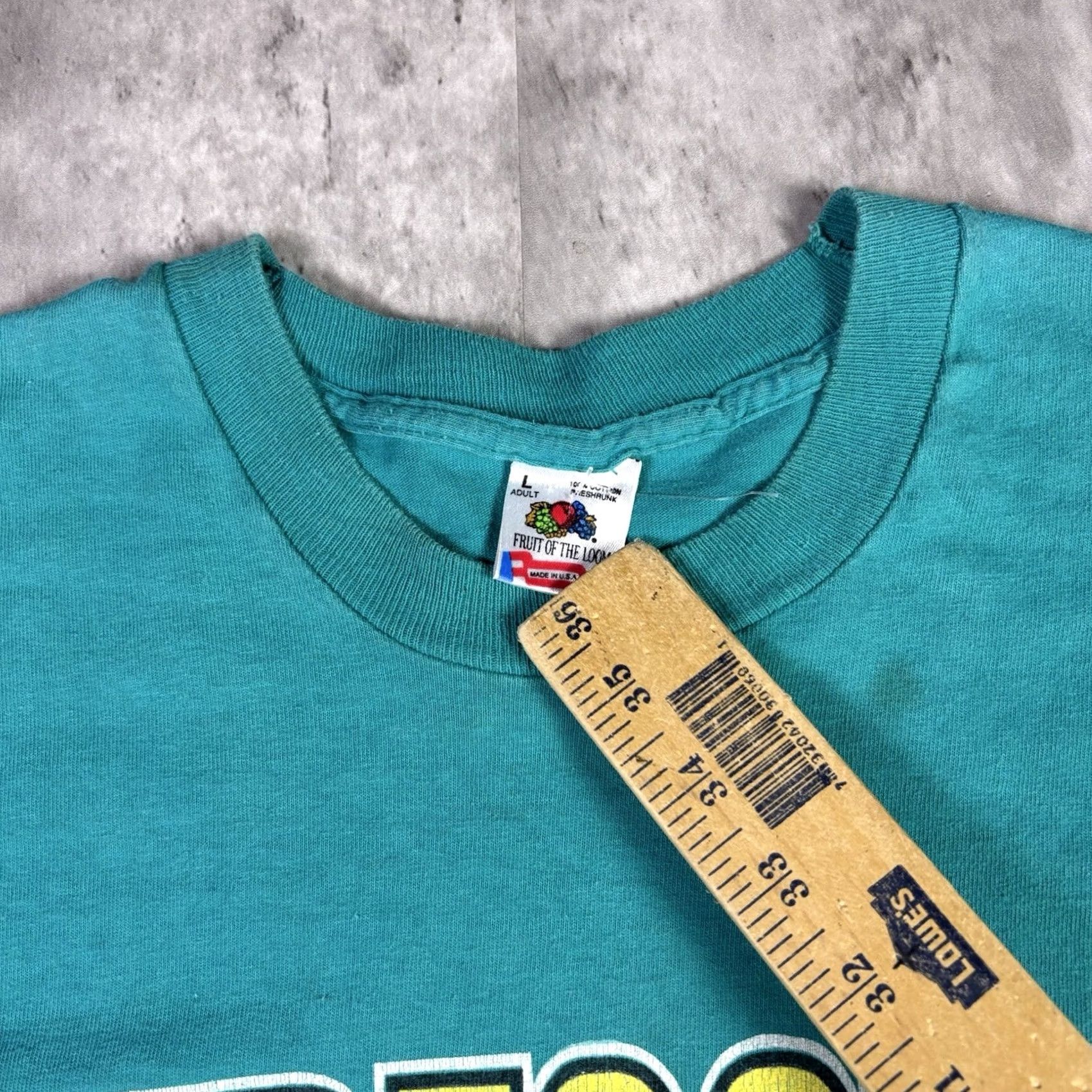 Fruit Of The Loom VINTAGE Garfield Stressed Me? T Shirt XL Adult Blue Cotton Graphic Print 1990s Mens Fruit of the Loom Size US XL / EU 56 / 4 - 5 Thumbnail