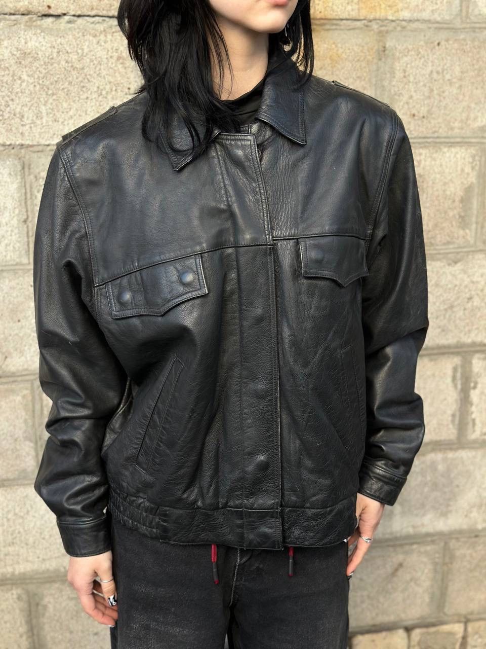 Genuine Leather VTG Moto Racing Jacket Leather Size M - L Y2K Riri Germany Size US M / EU 48-50 / 2 - 13 Thumbnail