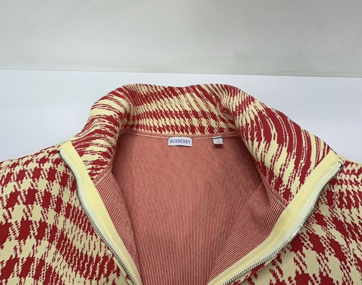Burberry Burberry Warped Houndstooth Nylon Blend Track Jacket. Size US L / EU 52-54 / 3 - 5 Thumbnail