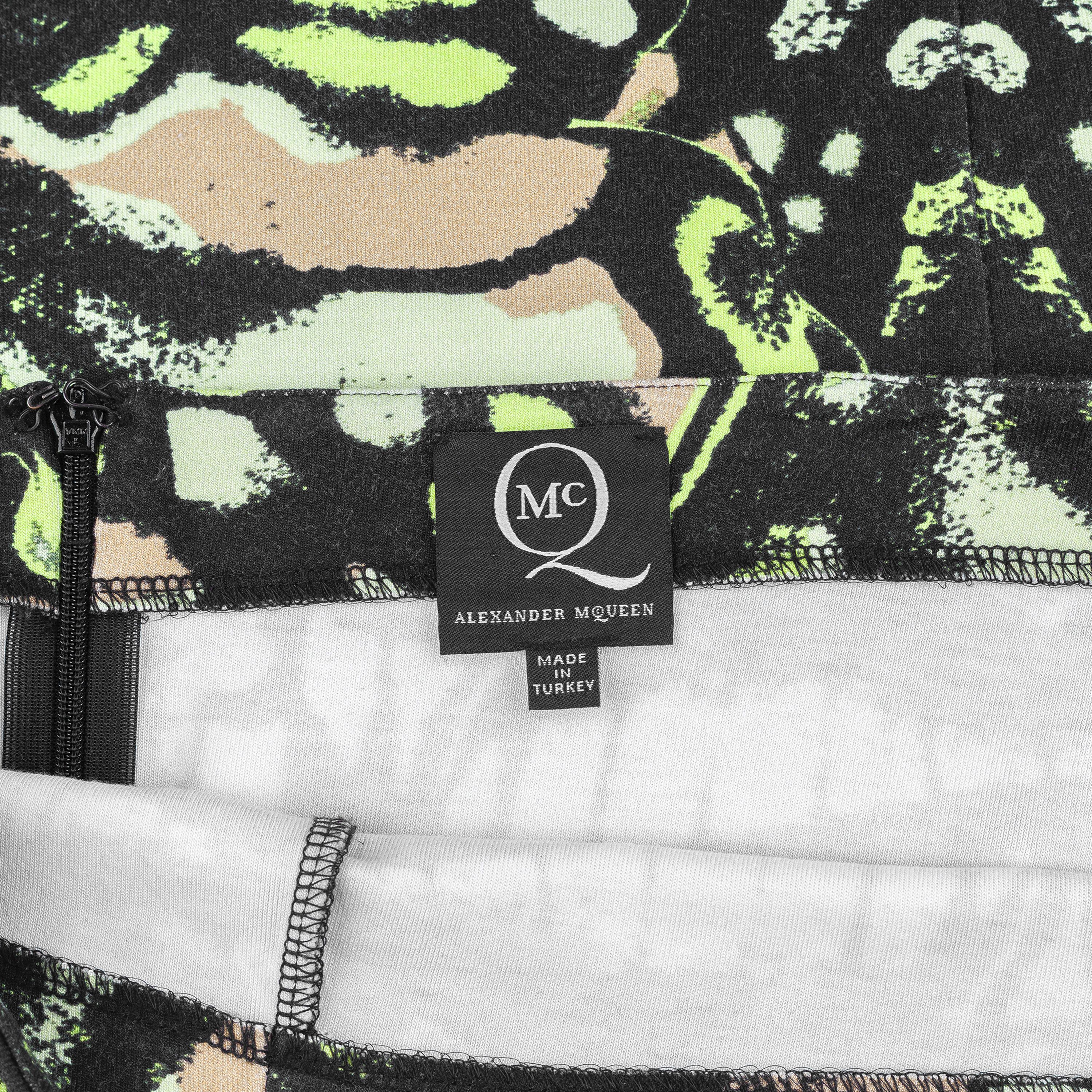 McQ Alexander McQueen Alexander McQueen Butterfly Print Adjusted Midi Skirt Size 26" / US 2 / IT 38 - 3 Thumbnail