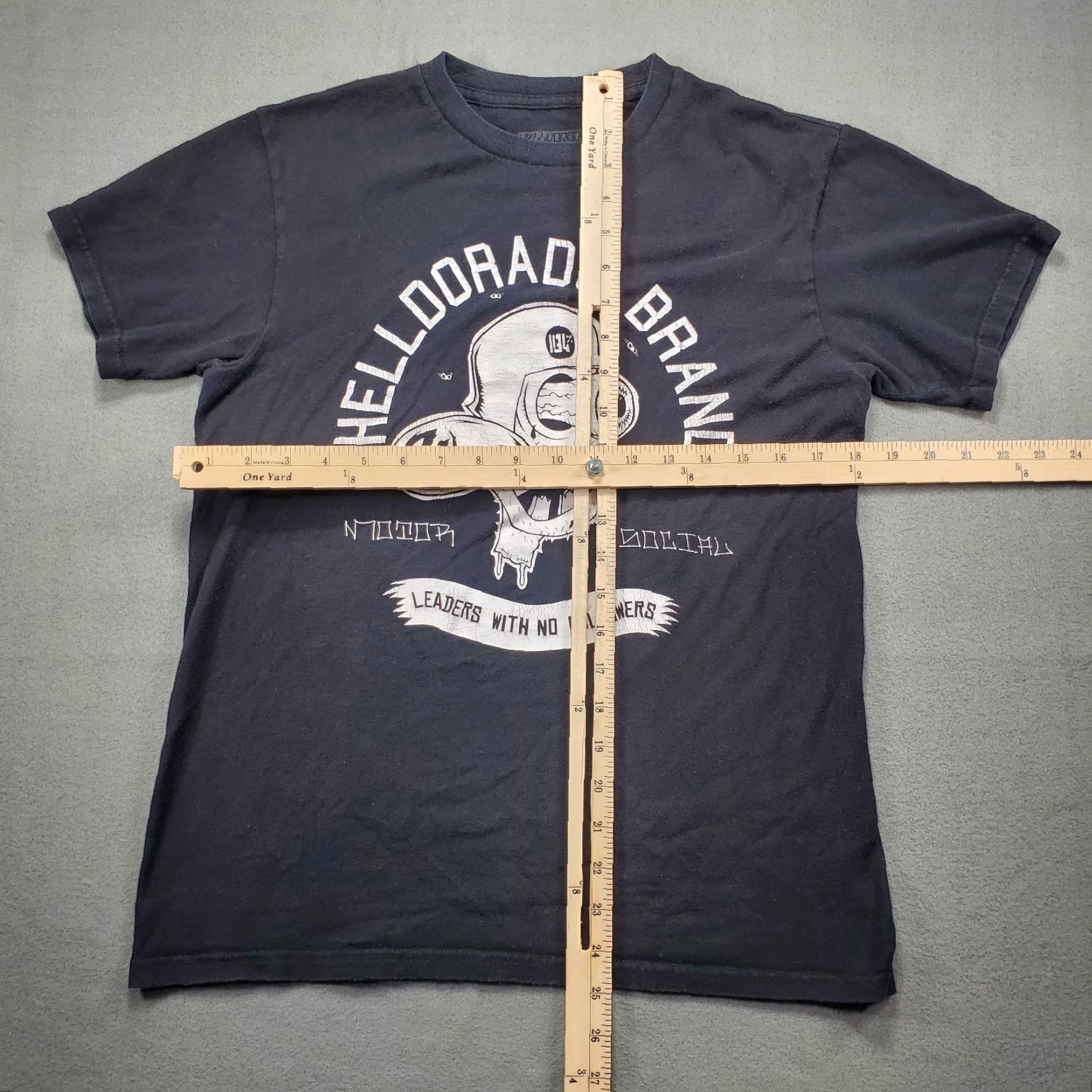 Vintage Helldorado Shirt Adult S Small Black Short Sleeve Graphic Tee Mens T-Shirt Logo Size US S / EU 44-46 / 1 - 2 Thumbnail