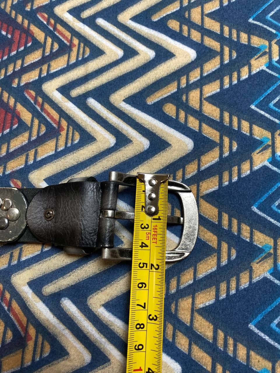 Other Y2K Rodeo Avant Garde Leather Cowboy belt Size ONE SIZE - 6 Thumbnail