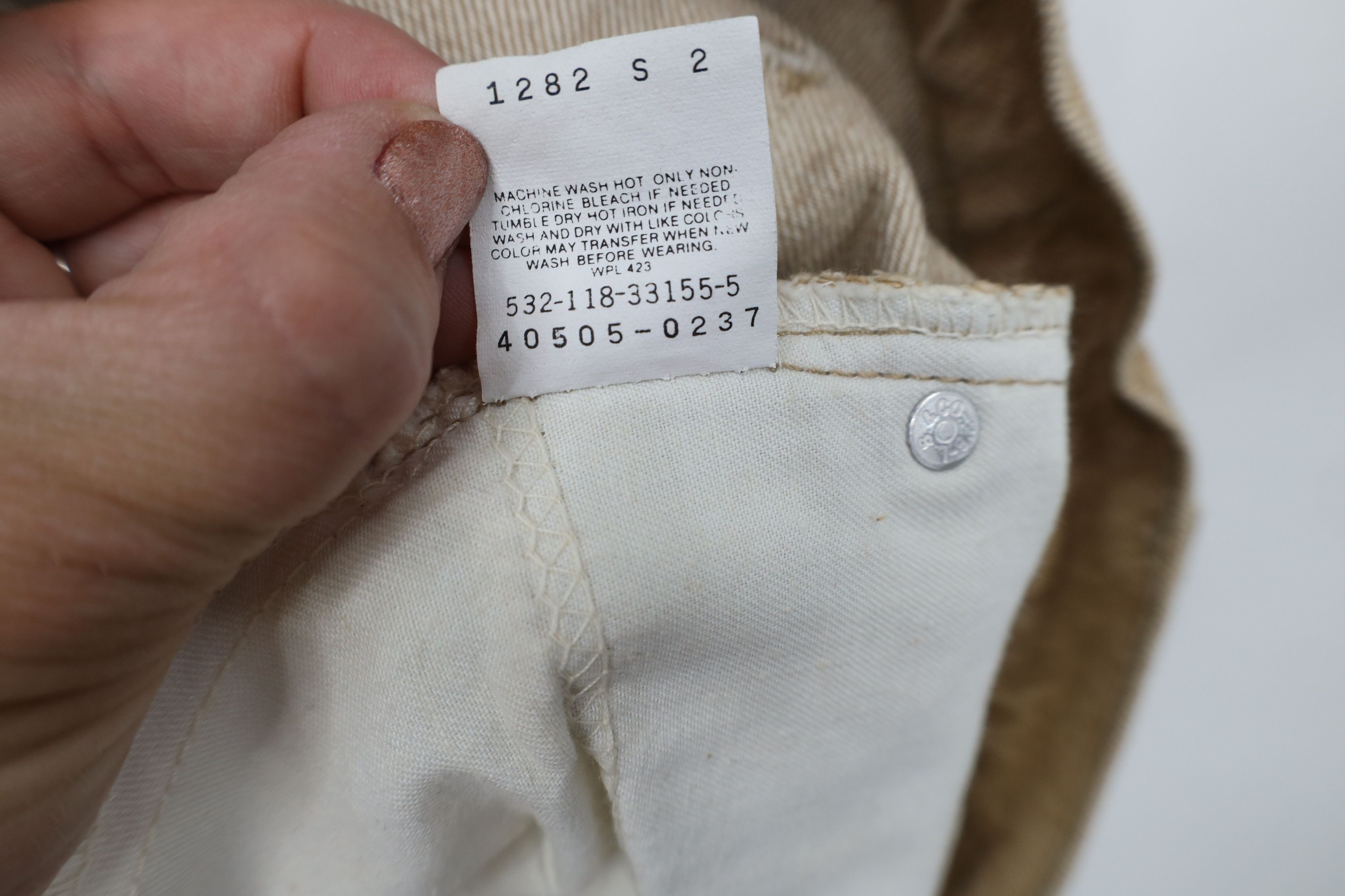 Levi's Deadstock Vintage 80s Levis 505 Orange Leg Jeans USA Size US 36 / EU 52 - 9 Thumbnail