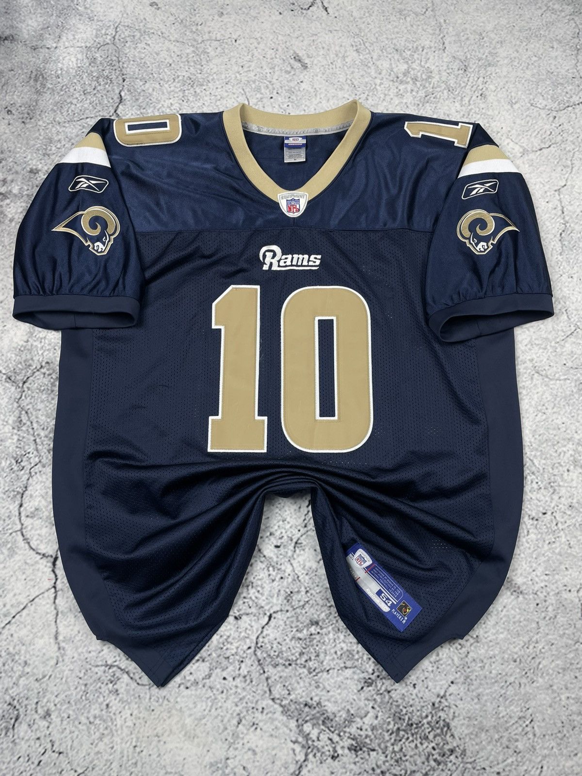 Reebok Reebok XXL St. Louis Rams #10 Marc Bulger NFL Jersey, Vintag Size US XXL / EU 58 / 5 - 1 Thumbnail