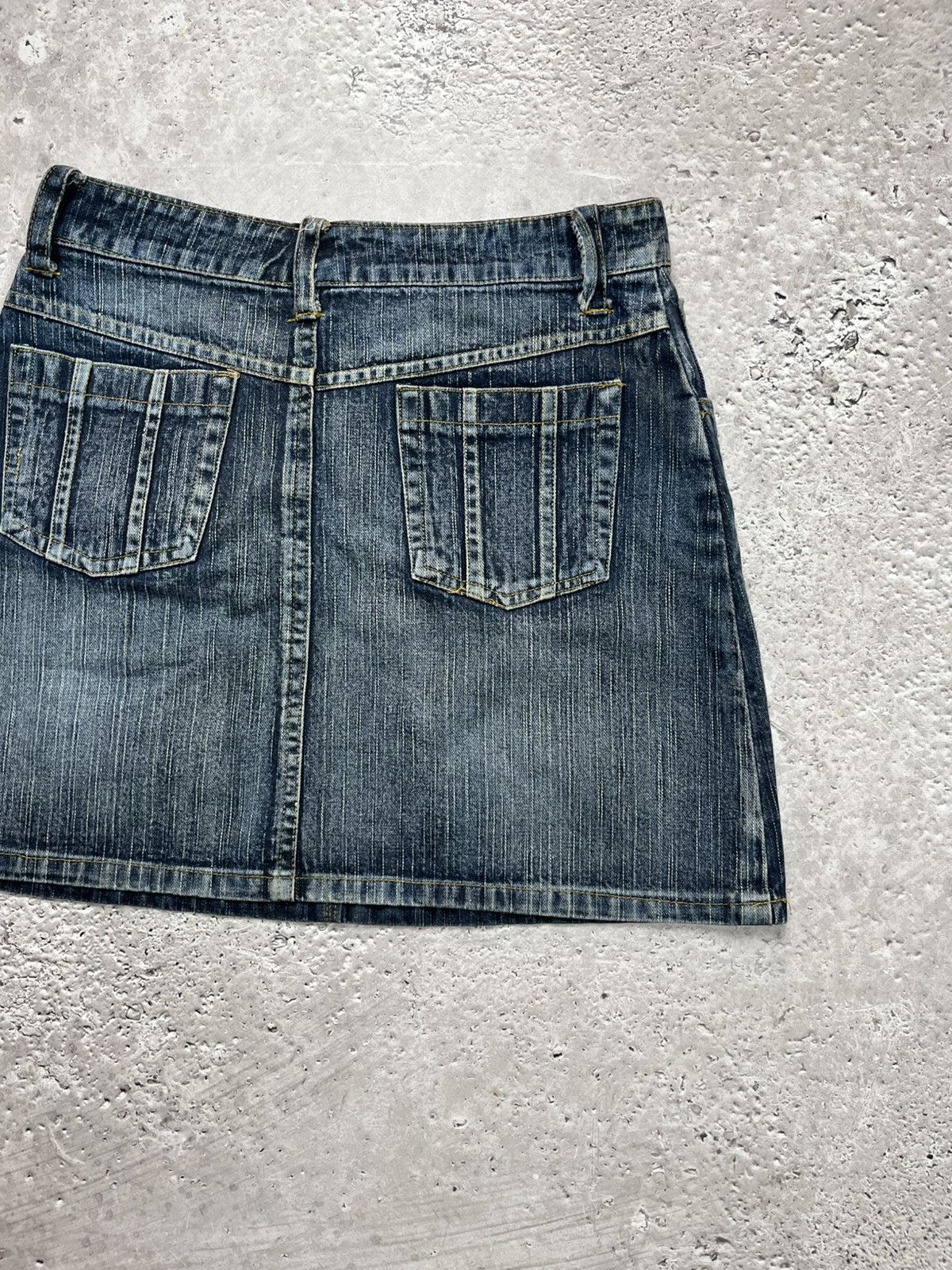 Other Y2K Distressed Denim Mini Skirt Women’s Size S Size 28" / US 6 / IT 42 - 11 Thumbnail