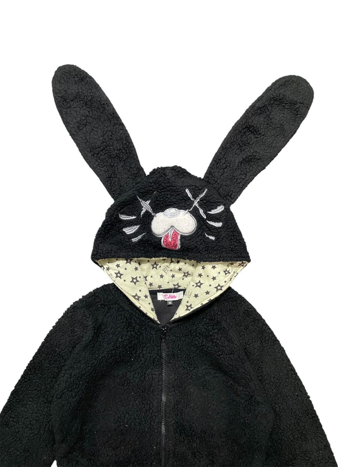 Japanese Brand × Vintage Pinklatte Bunny Rabbit Ear Hoodie Vkei style Size US XS / EU 42 / 0 - 3 Thumbnail