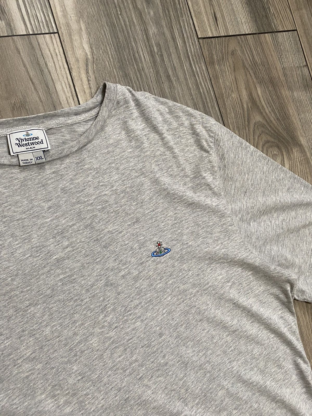 Vivienne Westwood Vivienne Westwood Basic Logo Grey T- Shirt Mens Size XXL Size US XXL / EU 58 / 5 - 6 Thumbnail