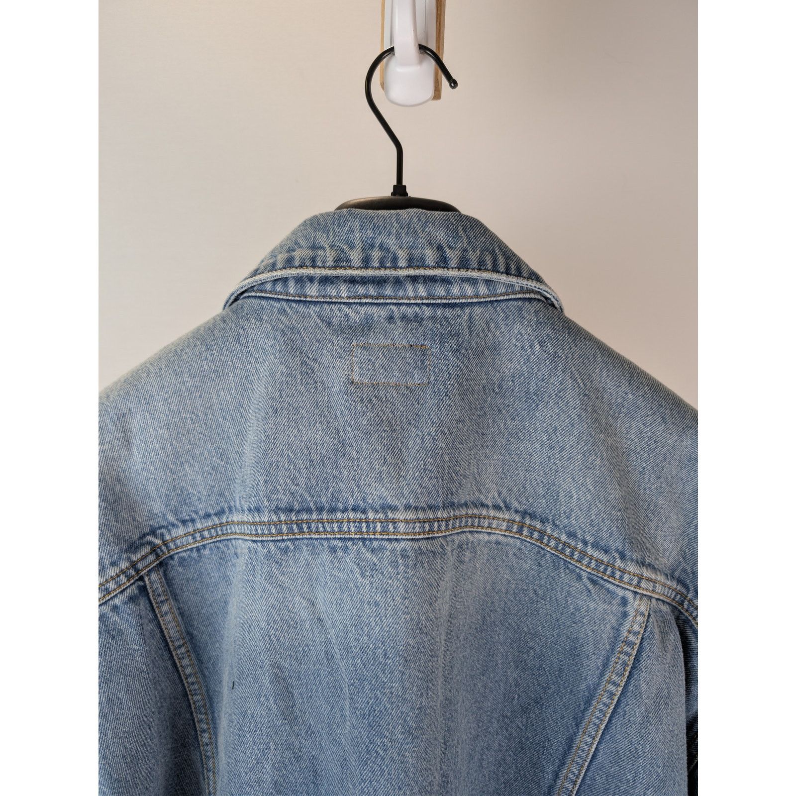 Saint Laurent Paris o1rshd1 Egg Shape Denim Jacket in Plain Lake Medium Blue Size US S / EU 44-46 / 1 - 15 Thumbnail