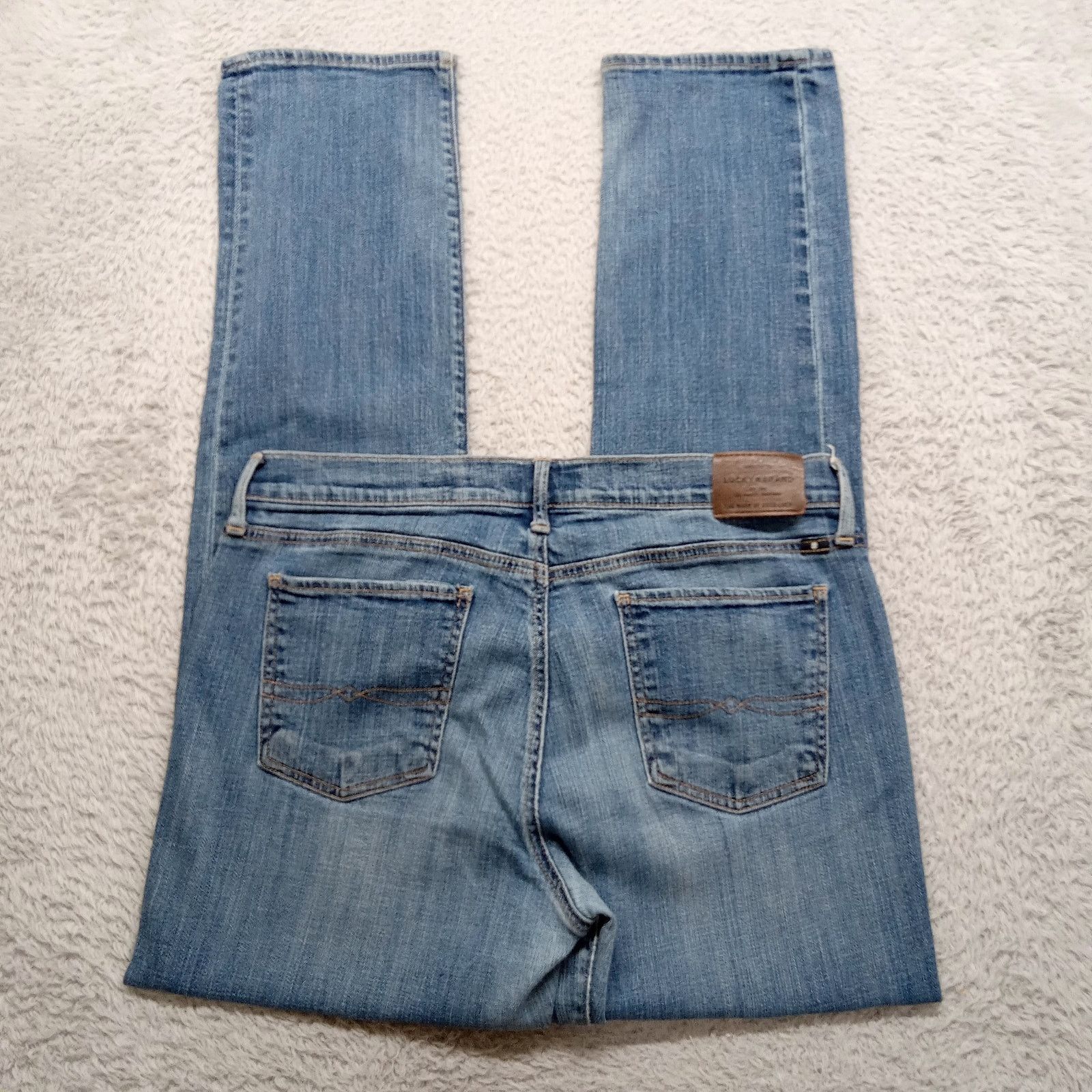 Lucky Brand Lucky Brand Jeans 36 X 33 Women Western Sweet Straight Denim Size 36" / US 14 / IT 50 - 3 Thumbnail