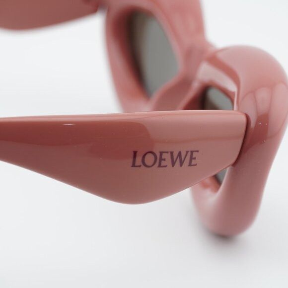 Loewe Loewe LW40097I 72E Sunglasses Shiny Pink Cat Eye Frame Size ONE SIZE - 6 Thumbnail