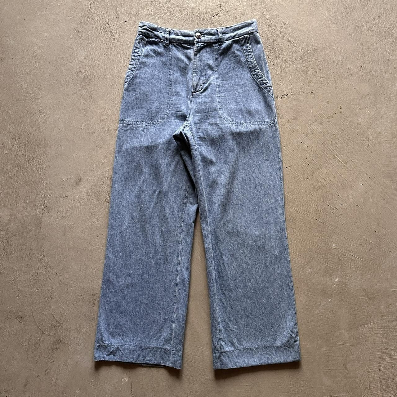 A.P.C. apc denim wide leg seaside jeans Size 27" / US 4 / IT 40 - 1 Thumbnail