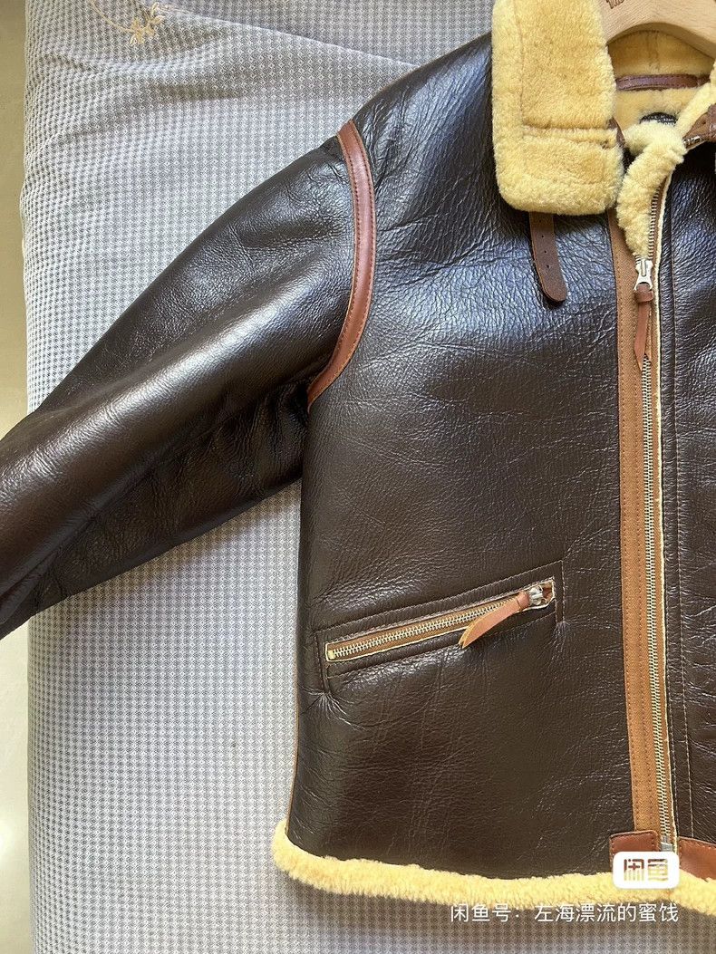 The Real McCoy's The Real McCoy's D1 Pilot's Jacket - Fur-Coated One-piece A Size US M / EU 48-50 / 2 - 3 Thumbnail