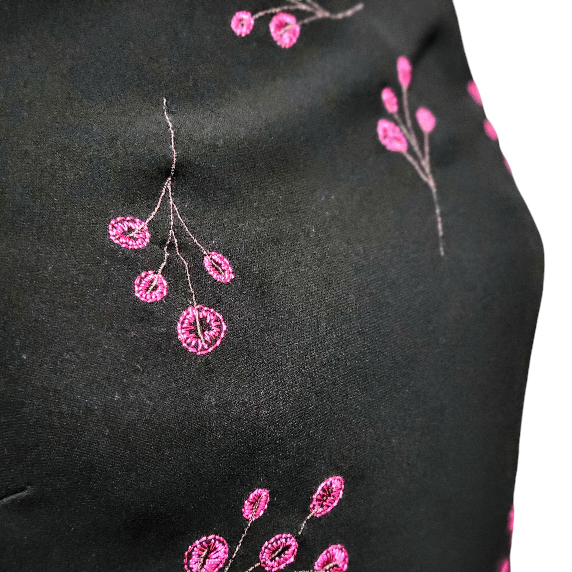 Jones New York Jones New York Little Black Dress Pink Embroidered Flowers Size XL / US 12-14 / IT 48-50 - 3 Thumbnail