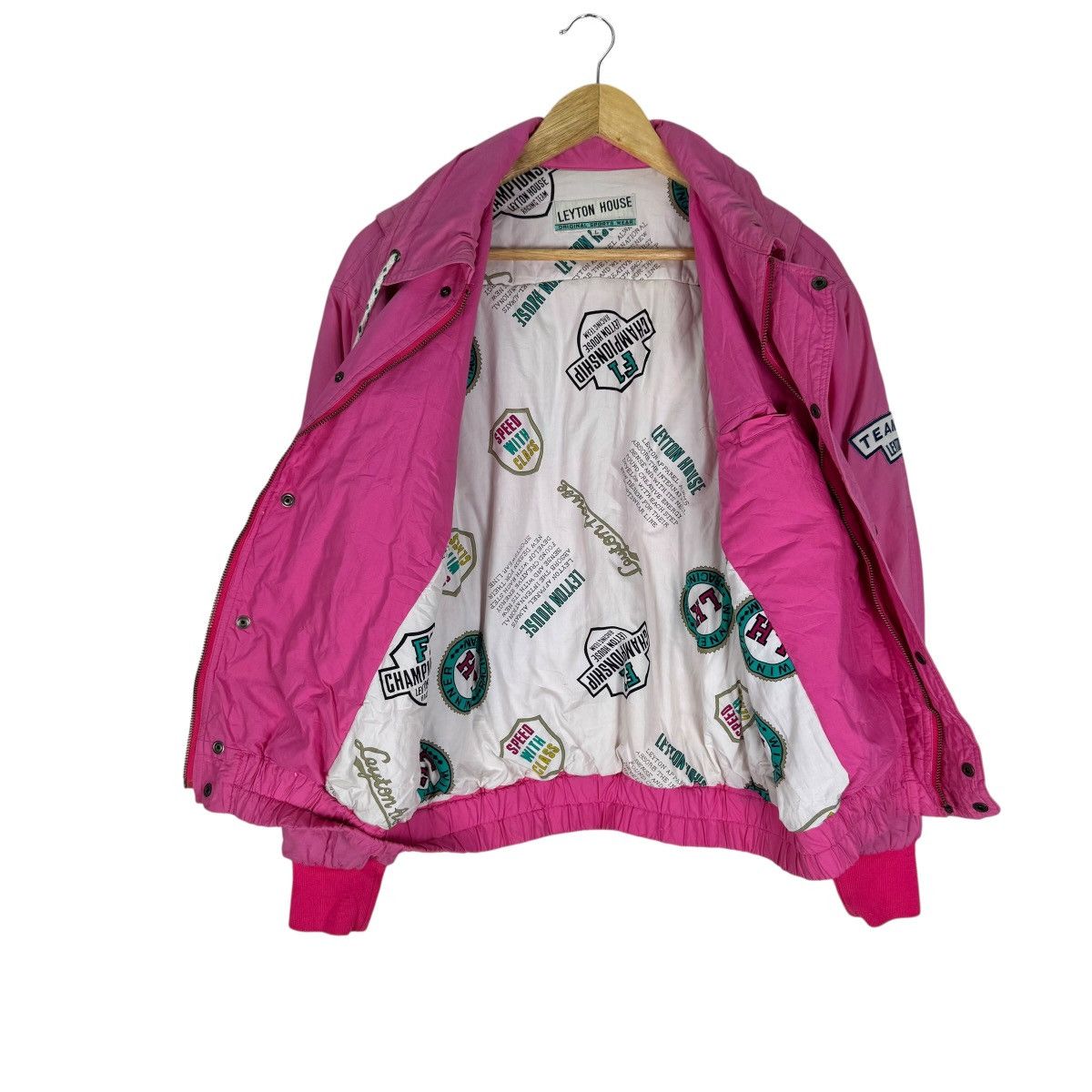 Sports Specialties ☀️LEYTON HOUSE TEAM CREW RACING BOMBER JACKET Size L / US 10 / IT 46 - 11 Thumbnail