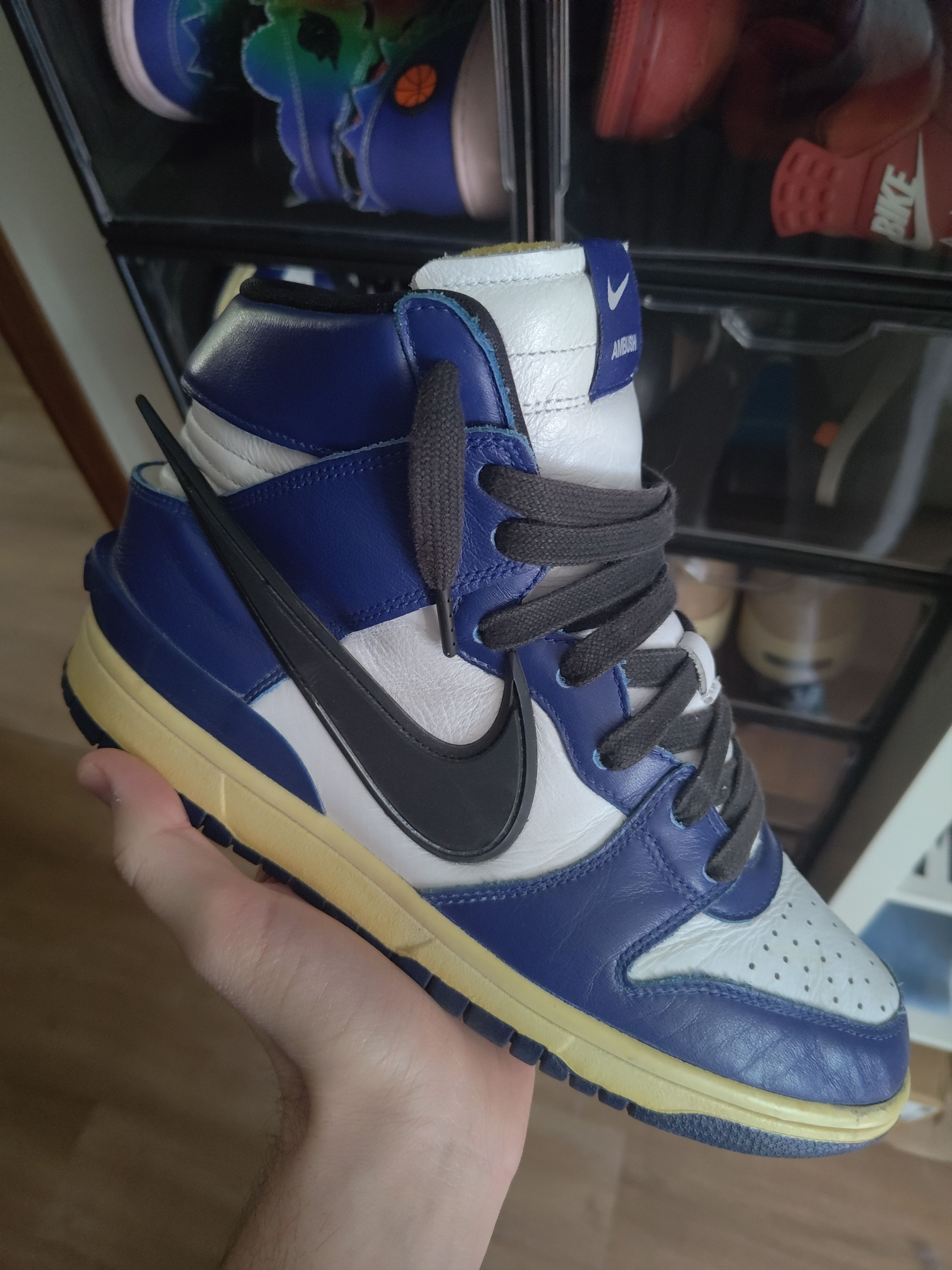 Ambush Design × Nike Nike x Ambush Dunk High Deep Blue Size US 8 / EU 41 - 1 Thumbnail