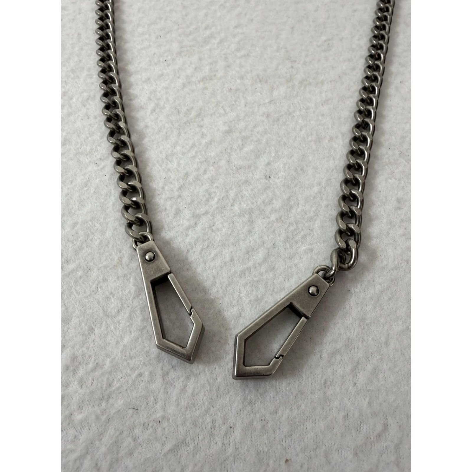 Michael Kors Michael Kors? Crossbody Bag Strap Pink Leather Chain Silver Tone 45" One Size Pink Strap/Handle Women Adult N/A Size ONE SIZE - 4 Thumbnail