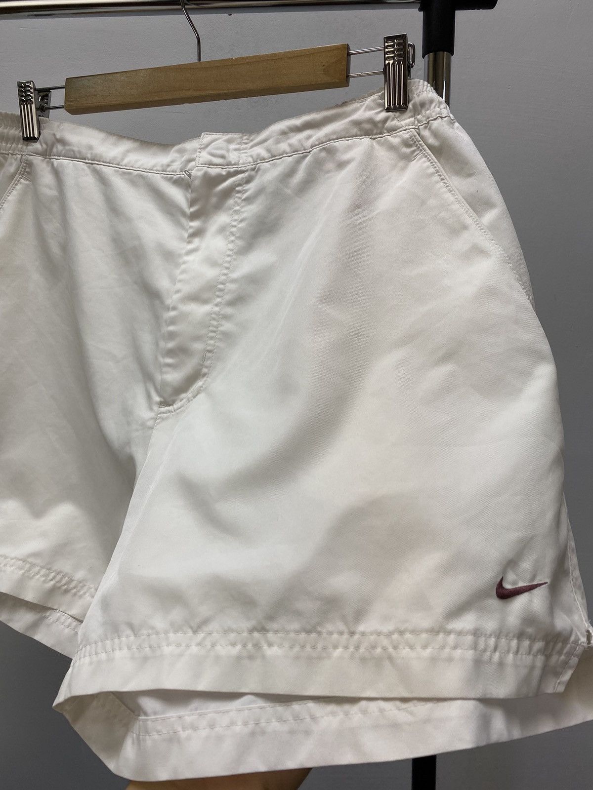 Nike × Vintage Nike Challenge Court white Shorts Size US 36 / EU 52 - 6 Thumbnail