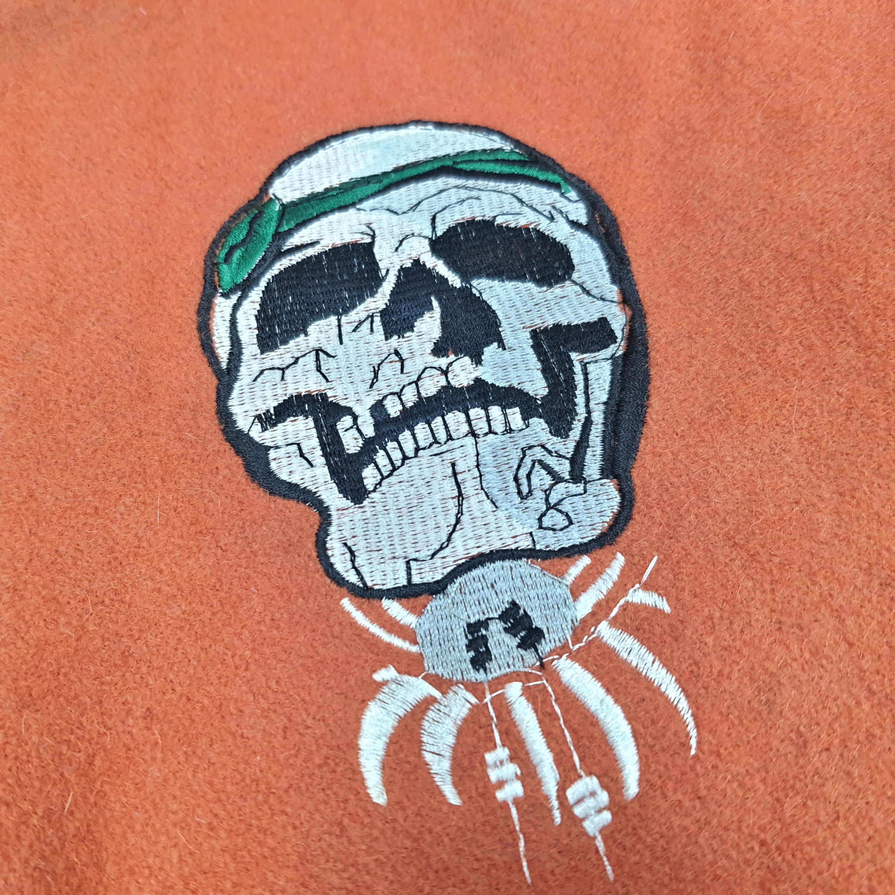 Vintage Vintage Just Brass Native Skull Varsity Jacket Size US L / EU 52-54 / 3 - 4 Thumbnail