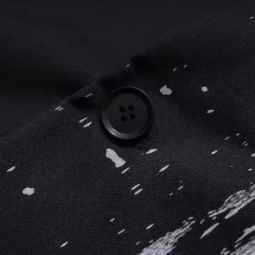 Japanese Brand Paint Effect Button Suit Jacket Size 36R - 3 Thumbnail