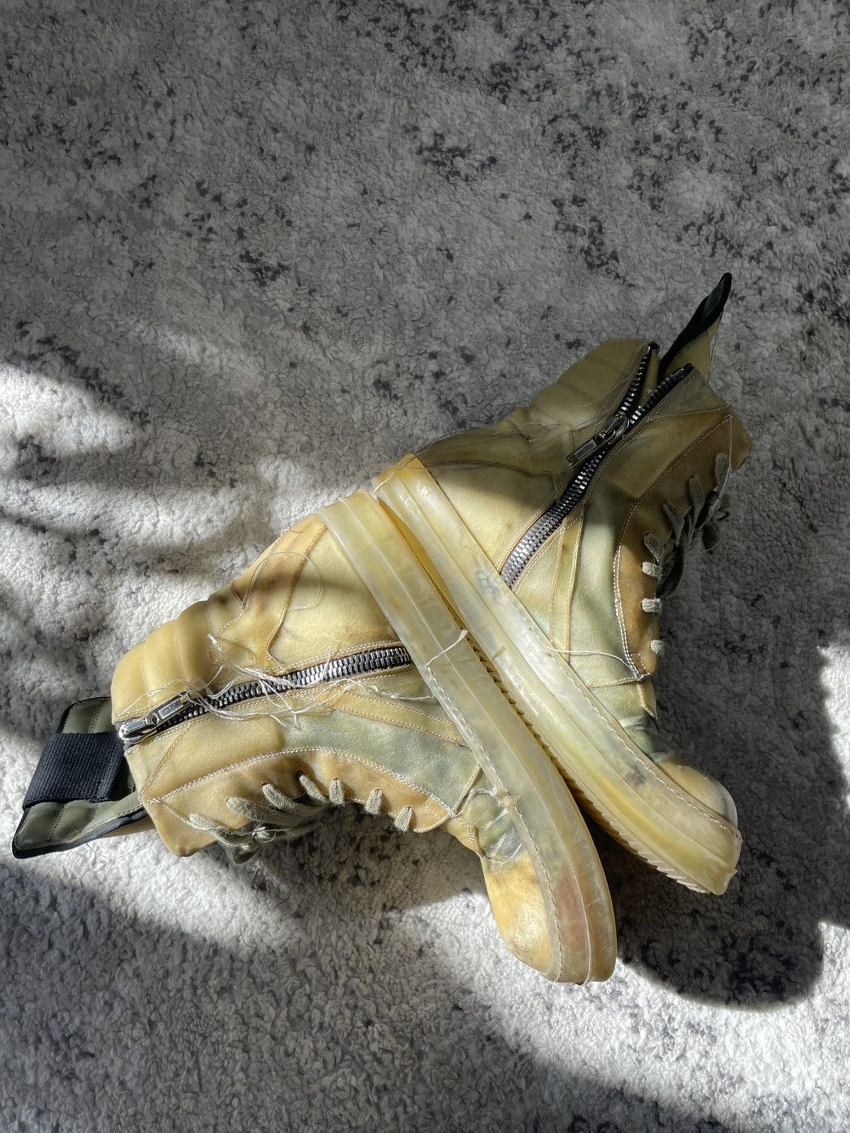 Rick Owens SS19 Babel 'Swamp' Geobasket Size US 11 / EU 44 - 15 Thumbnail