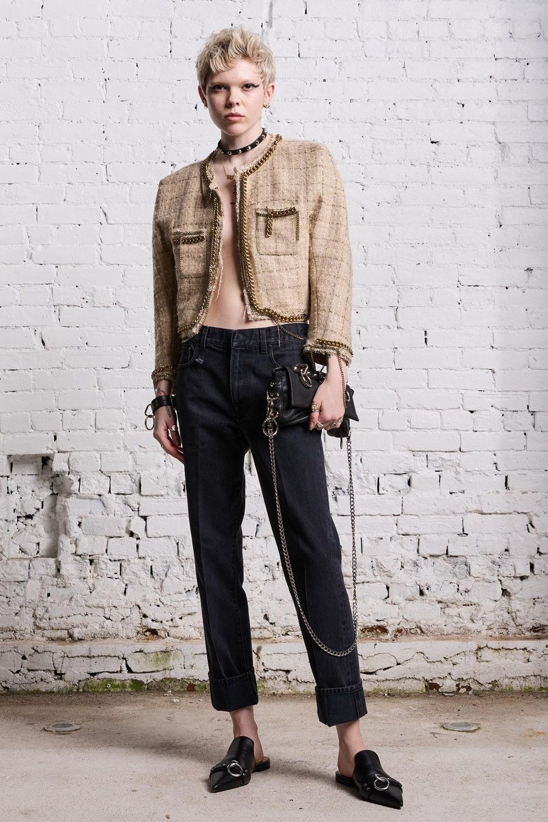R13 Square shoulder jacket. Size large Size L / US 10 / IT 46 - 3 Thumbnail