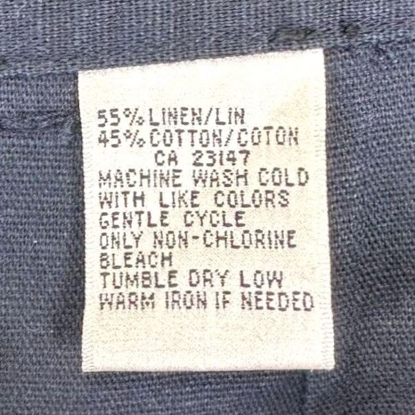 Talbots VINTAGE? No. Talbots Shorts Womens 14P Petites Black Chino Linen Blend Pleated Ladies NEW Size 36" / US 14 / IT 50 - 4 Thumbnail
