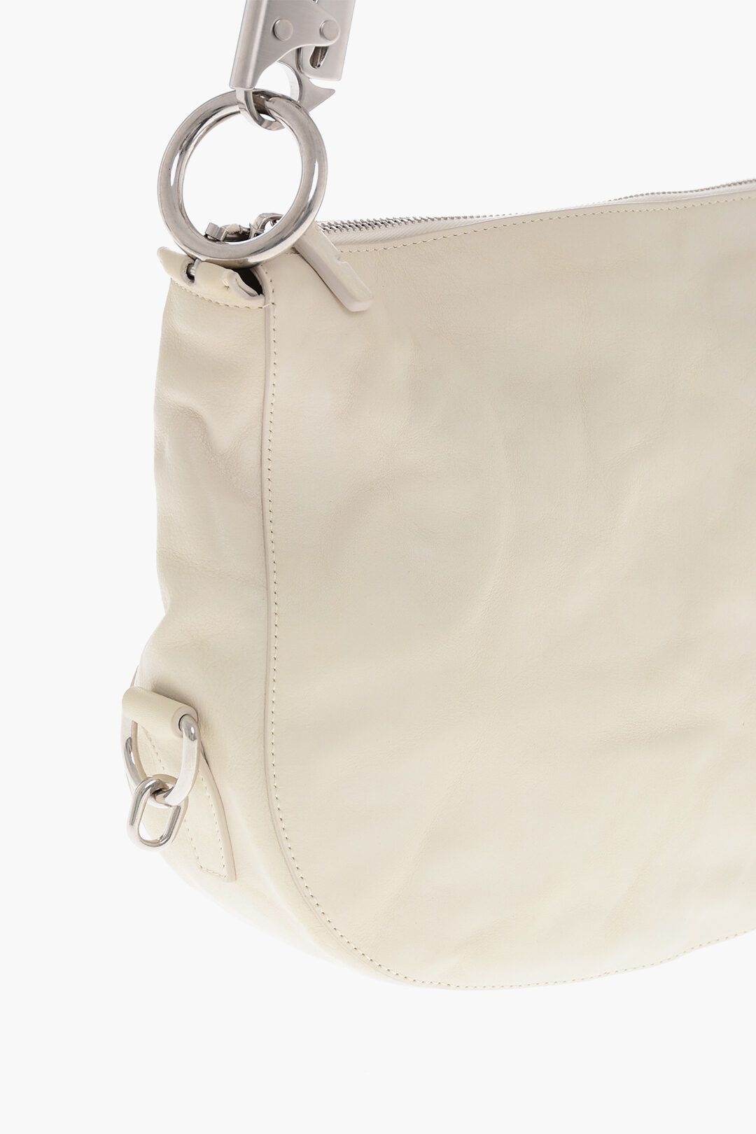 Burberry og1mm1225 Size: OS / Leather Shouder Bag in White Size ONE SIZE - 4 Thumbnail