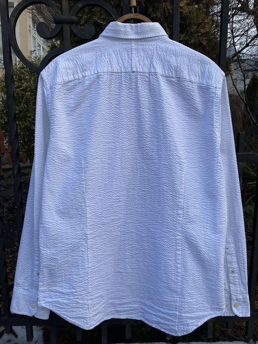 Banana Republic Vintage Banana Republic Seersucker Classic ButtonDown Shirt Size US L / EU 52-54 / 3 - 9 Thumbnail