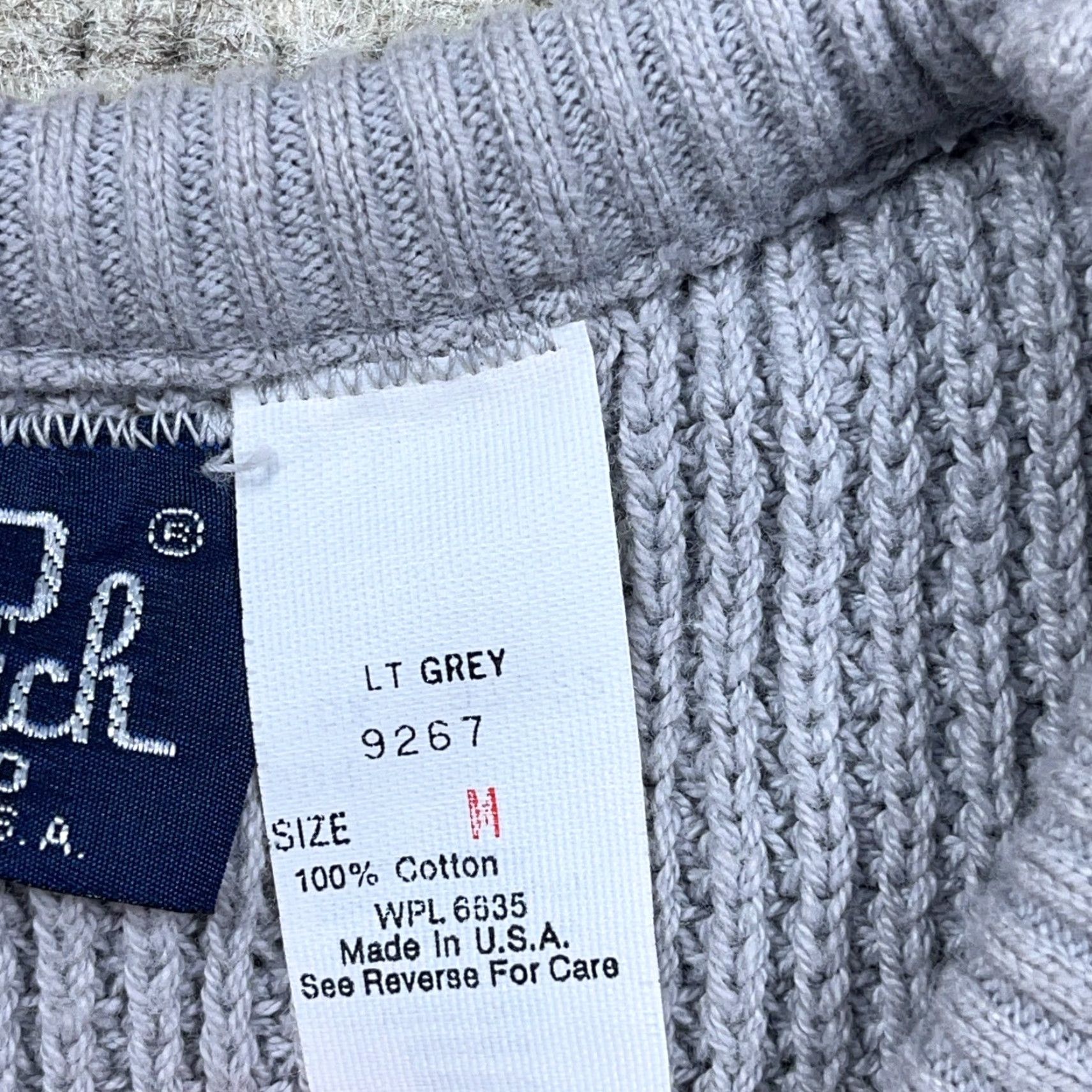 Vintage VINTAGE Woolrich Sweater Women M Gray 90s American Pullover Knit V-Neck Woolrich Woolrich Size M / US 6-8 / IT 42-44 - 7 Thumbnail