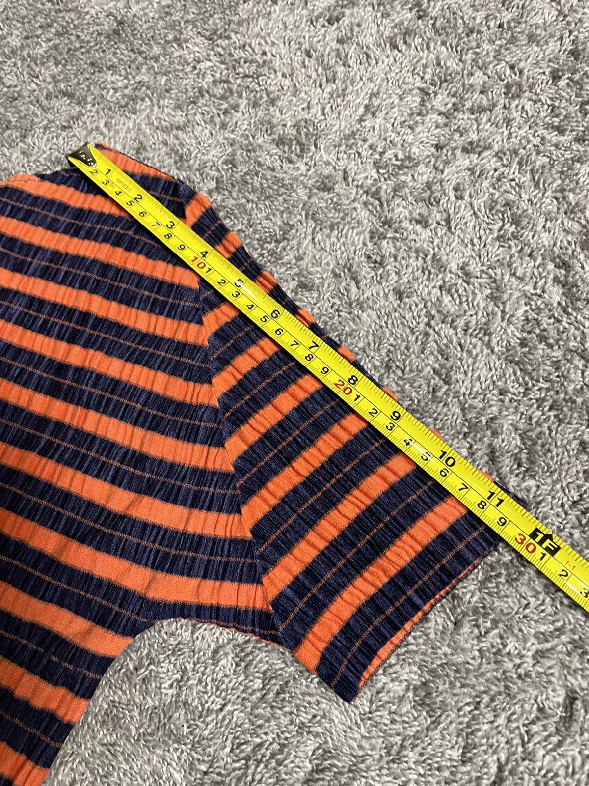 Pleats Please Issey Miyake Pleats Please Issey Miyake Stripe Shirt Size M / US 6-8 / IT 42-44 - 11 Thumbnail