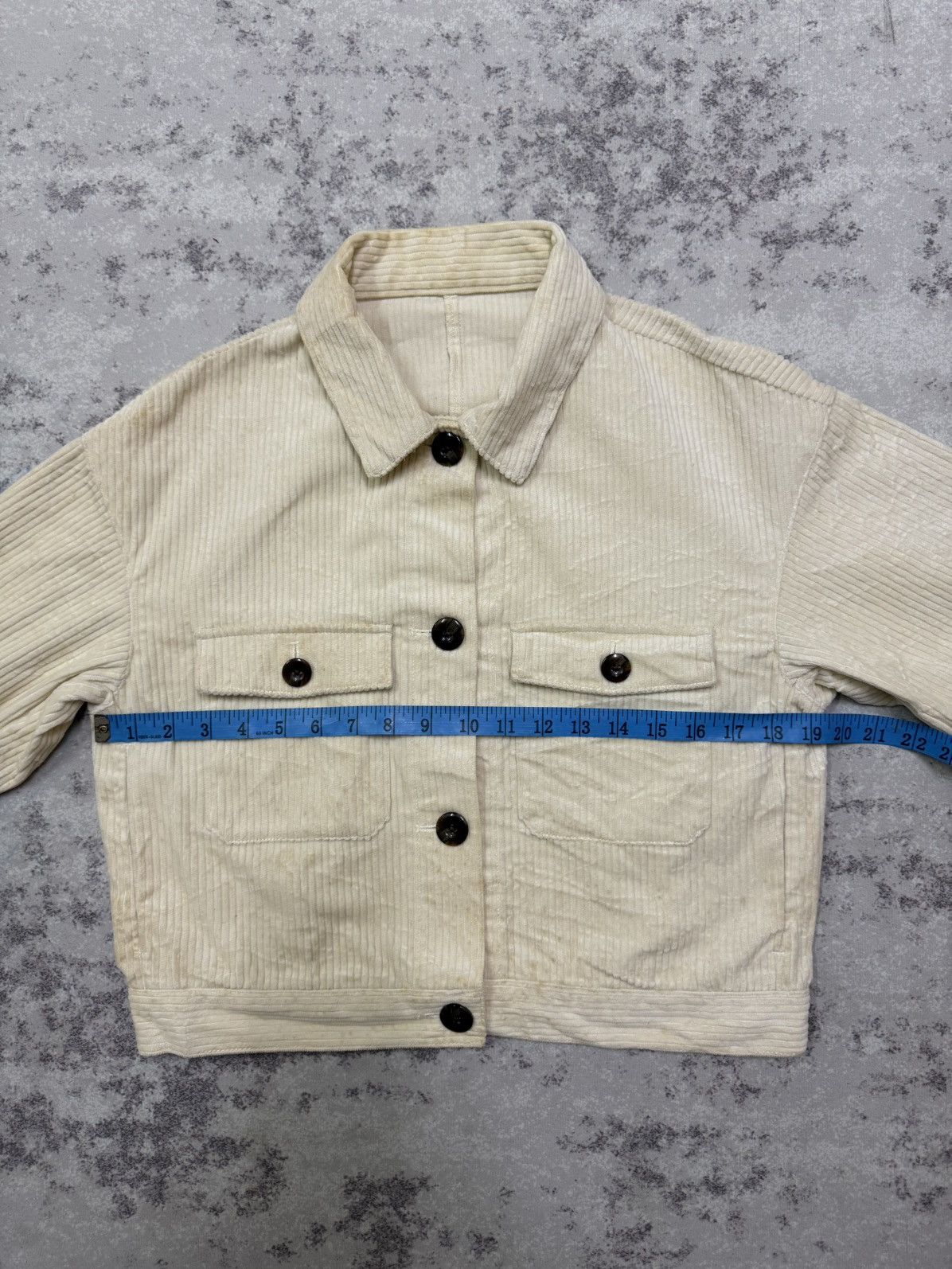 GU Gu button up croped top cudroy jacket Size S / US 4 / IT 40 - 10 Thumbnail