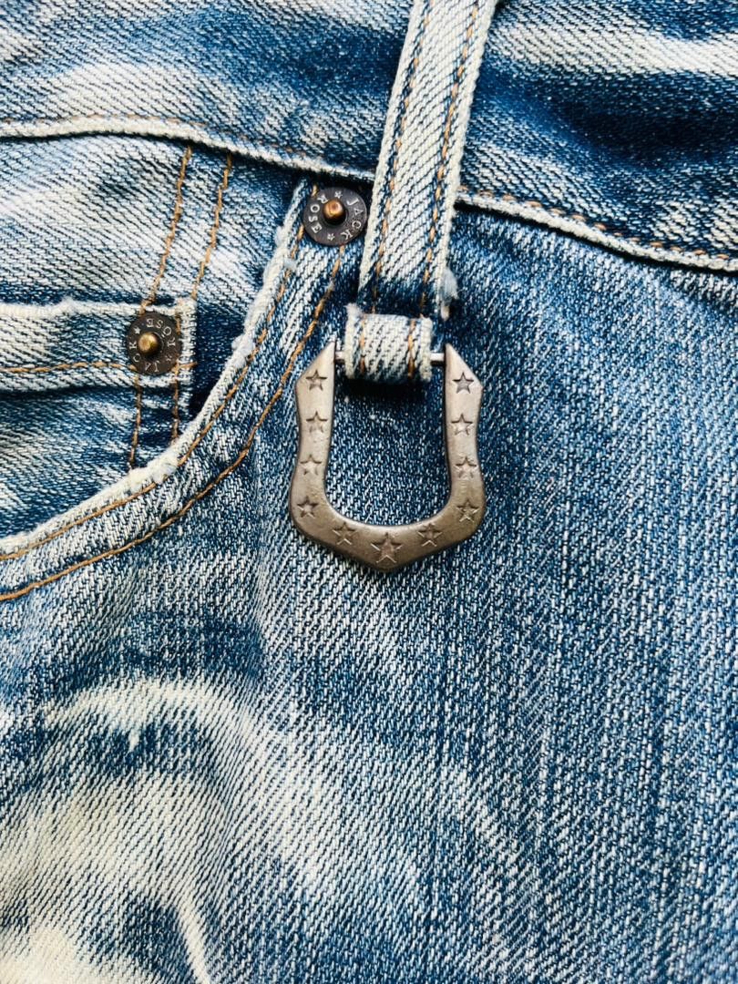 Japanese Brand × Vintage Vintage Jackrose Distressed Japanese Bootcut Fashion Style Size US 33 - 6 Thumbnail