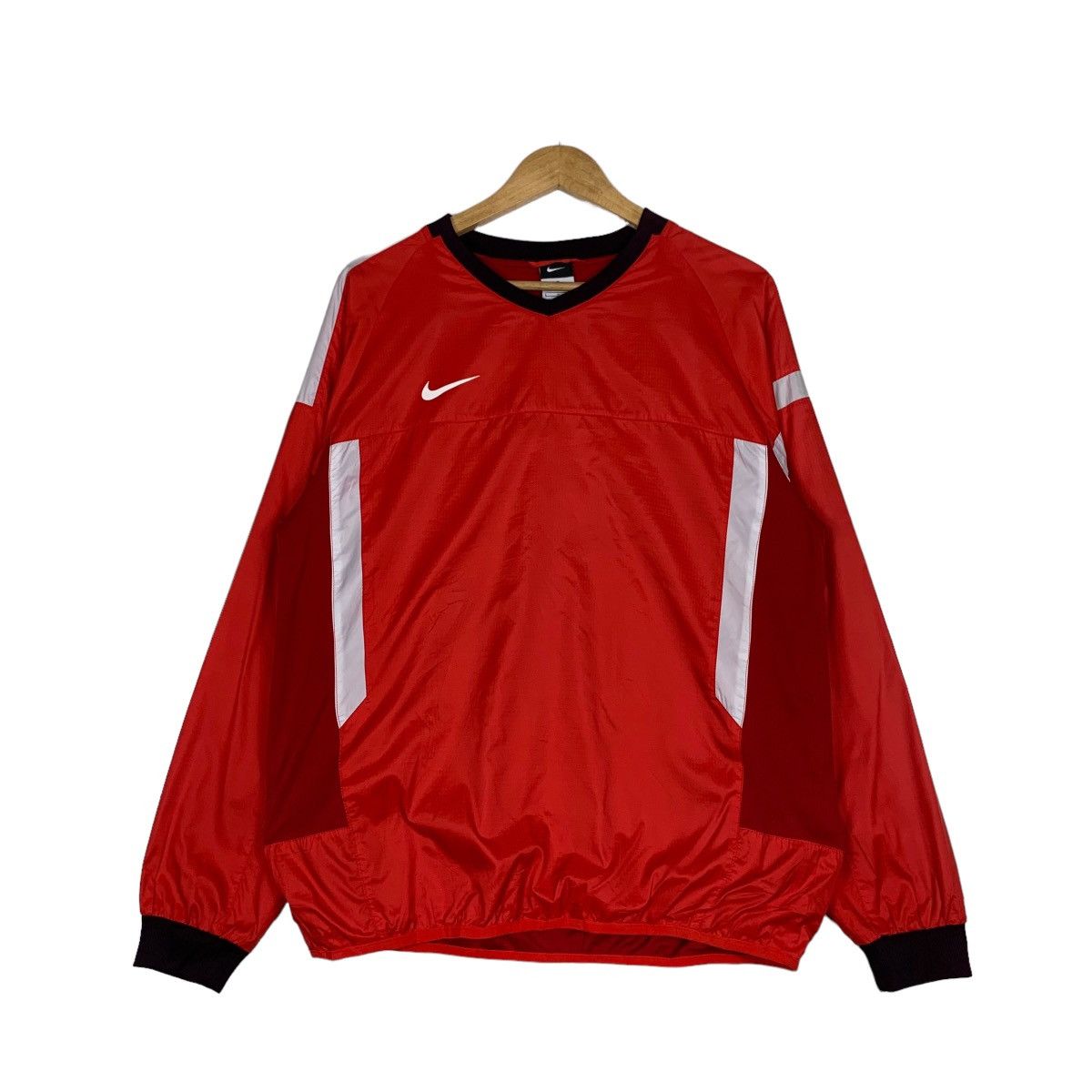 Nike NIKE Red Jersey #0995-C44 Size US L / EU 52-54 / 3 - 1 Thumbnail