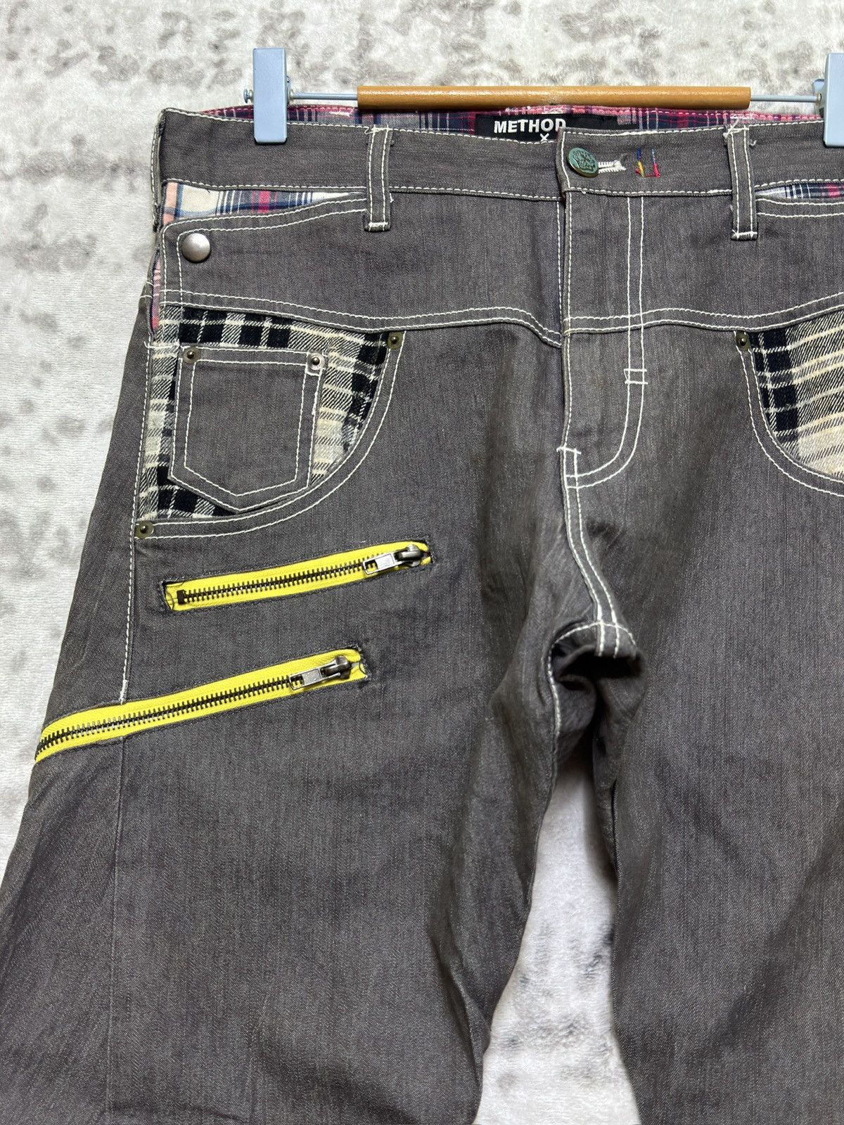 Vintage Vintage METHOD X UPSTART Curve Leg Casual Pants Size US 31 - 4 Thumbnail