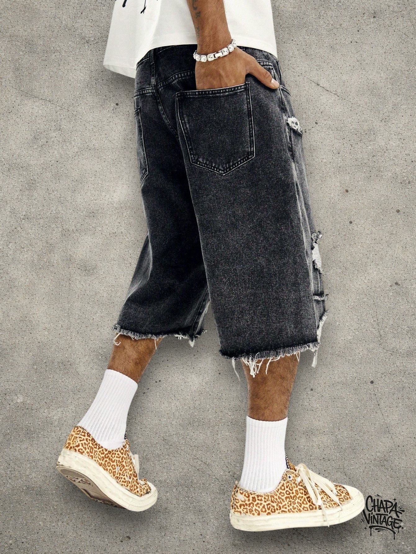 Vintage Distressed shorts Size US 32 / EU 48 - 3 Thumbnail