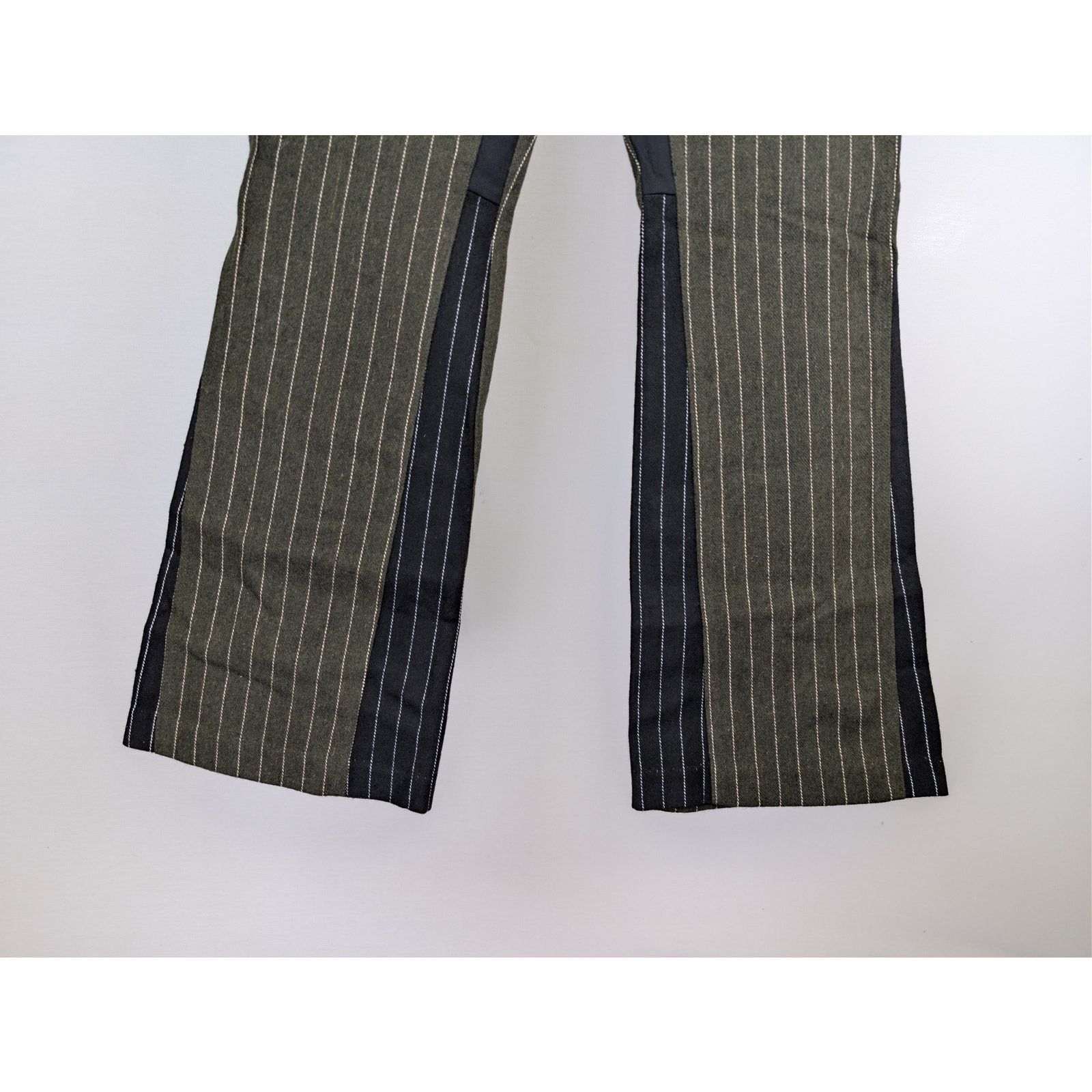 Gallery Dept. o1rshd1 Pinstripe Business Carpenter Flare Pants olive green Size US 38 / EU 54 - 4 Thumbnail