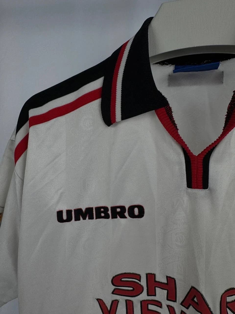 Umbro Umbro Manchester United 1997-1998 Away Jersey Polo Sharp Size US L / EU 52-54 / 3 - 4 Thumbnail