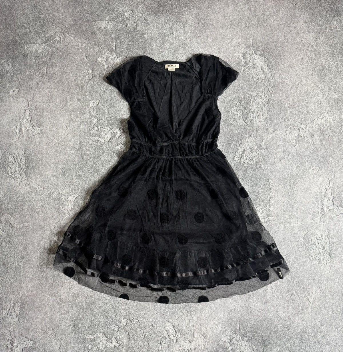 Miss Sixty Killah by Miss Sixty M size dotted mesh dress gothic Y2K Size M / US 6-8 / IT 42-44 - 8 Thumbnail