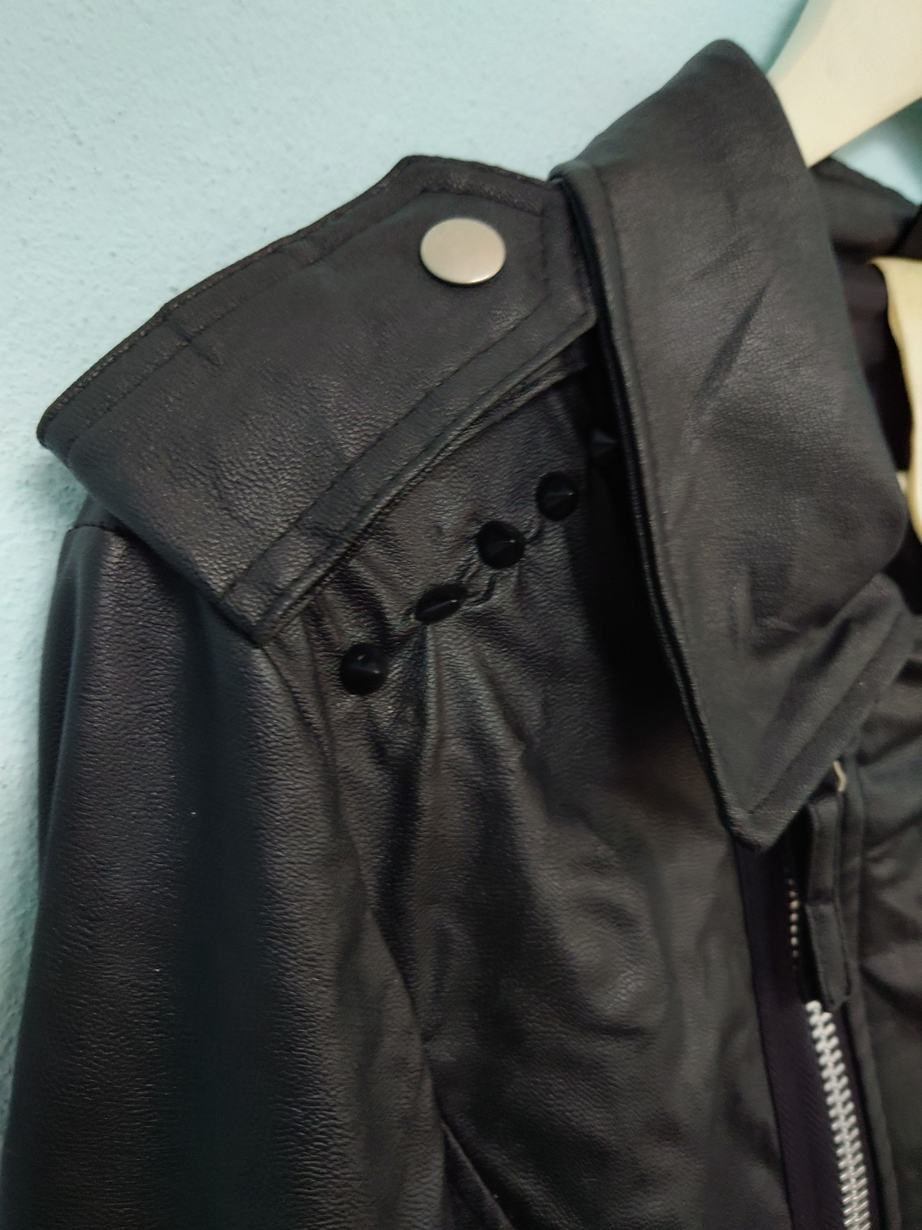 Attachment ATTACHMENT Kazuyuki Kumagai Asymmetrical Rider Jacket Size M / US 6-8 / IT 42-44 - 6 Thumbnail