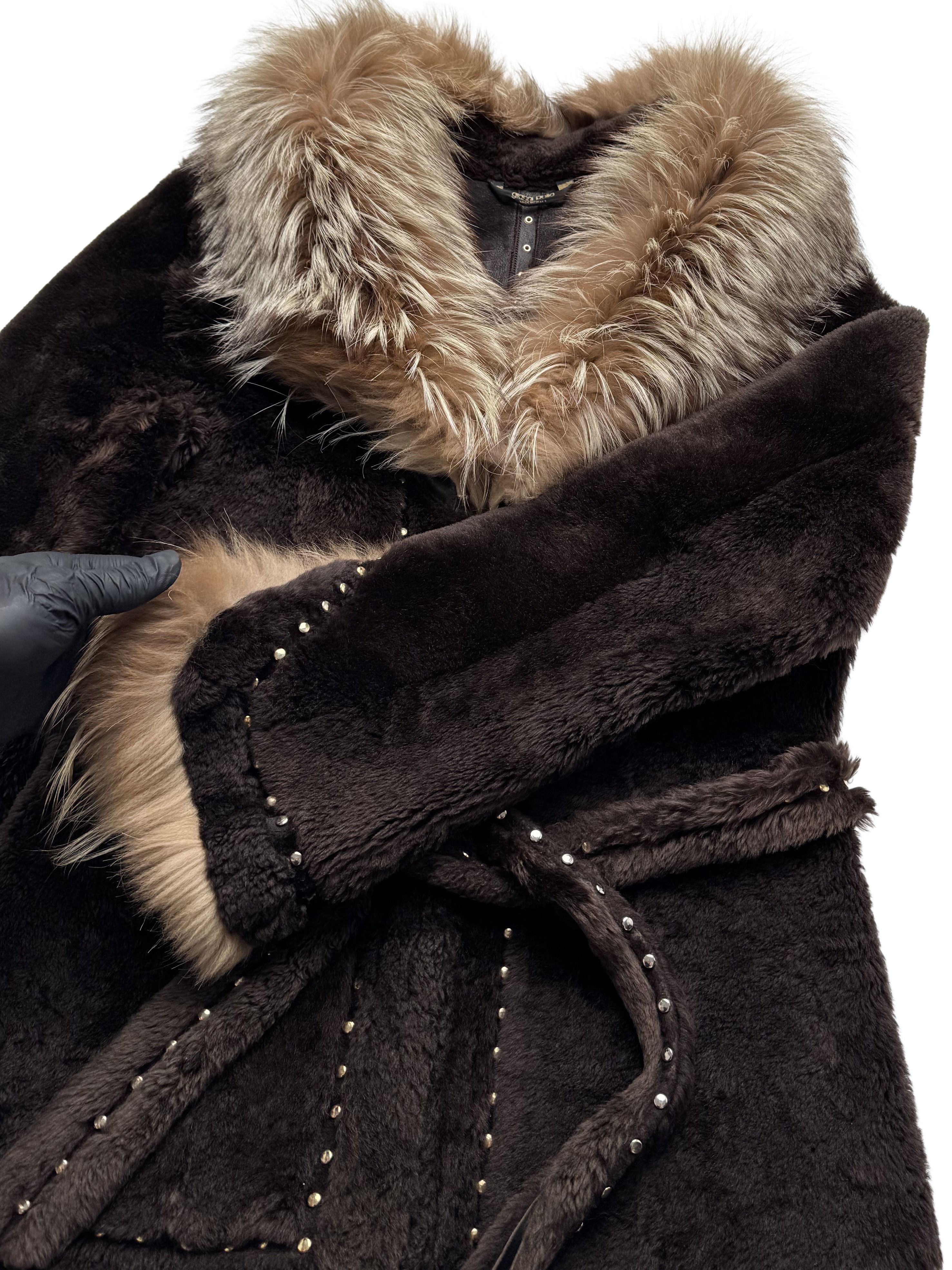 Japanese Brand Vintage Real Leather/Sheepskin Jacket With Real Fur Details Size M / US 6-8 / IT 42-44 - 8 Thumbnail