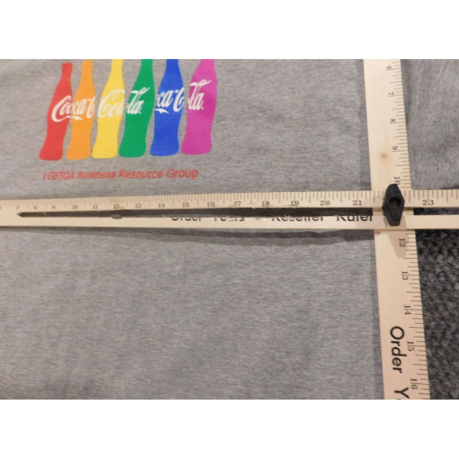 Jerzees Coca Cola Shirt LGPTQ Logo Short Sleeve Crew Neck Gray XL Men JERZEES T-Shirt Cotton Polyester Regular Size US XL / EU 56 / 4 - 4 Thumbnail