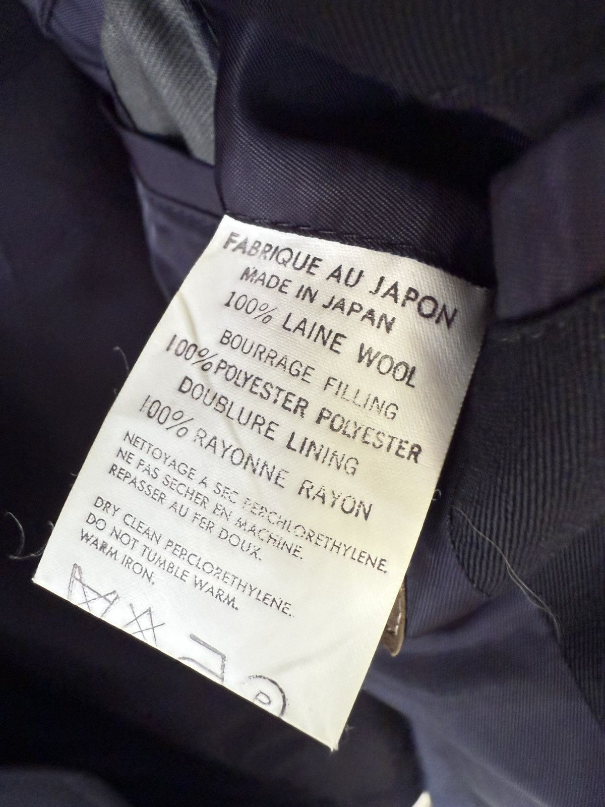 Yohji Yamamoto Yohji Yamamoto Y’s For Men Wool Jacket Size US M / EU 48-50 / 2 - 9 Thumbnail
