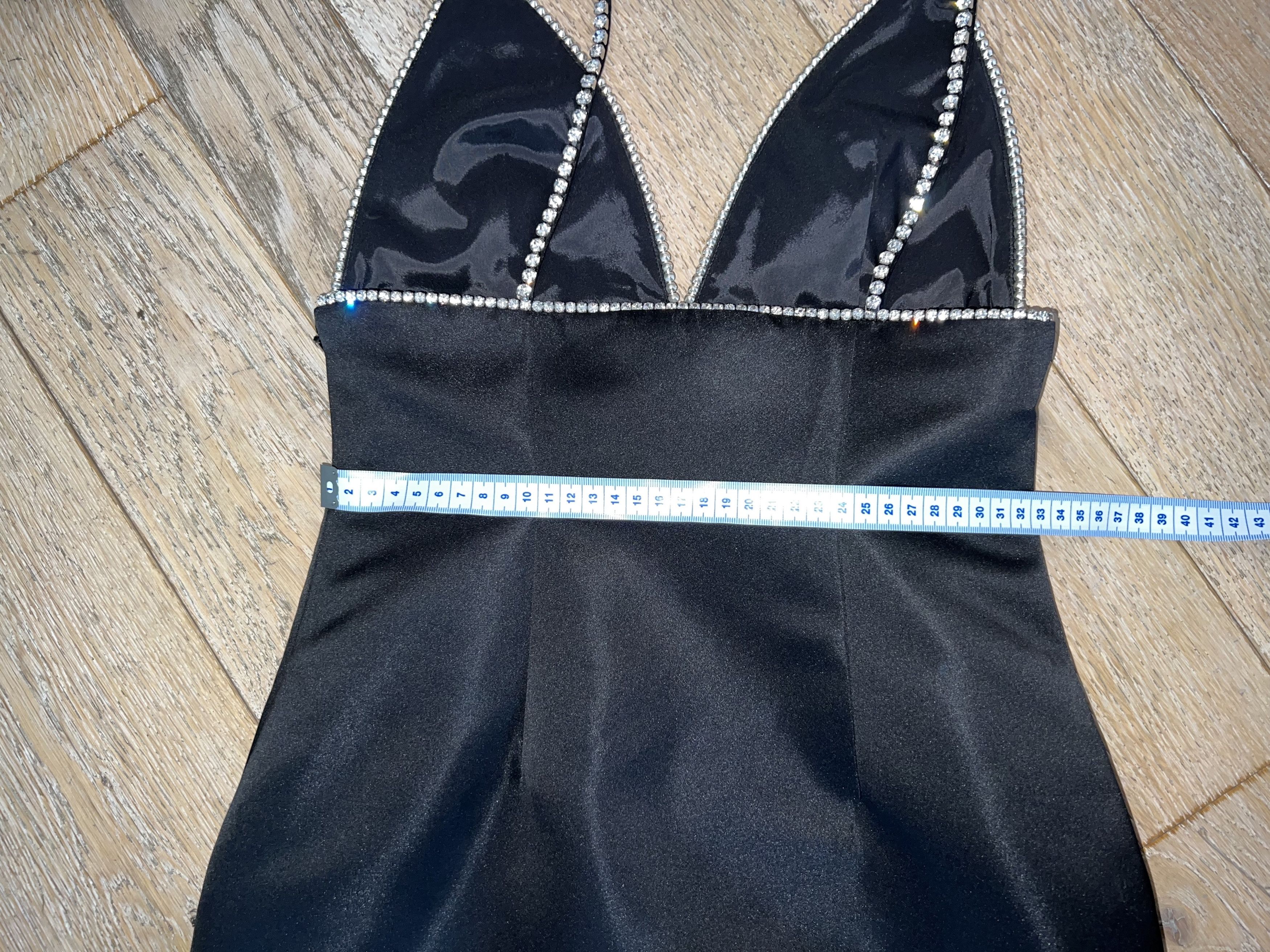 Area AREA Black Mini Dress Size XS / US 0-2 / IT 36-38 - 3 Thumbnail