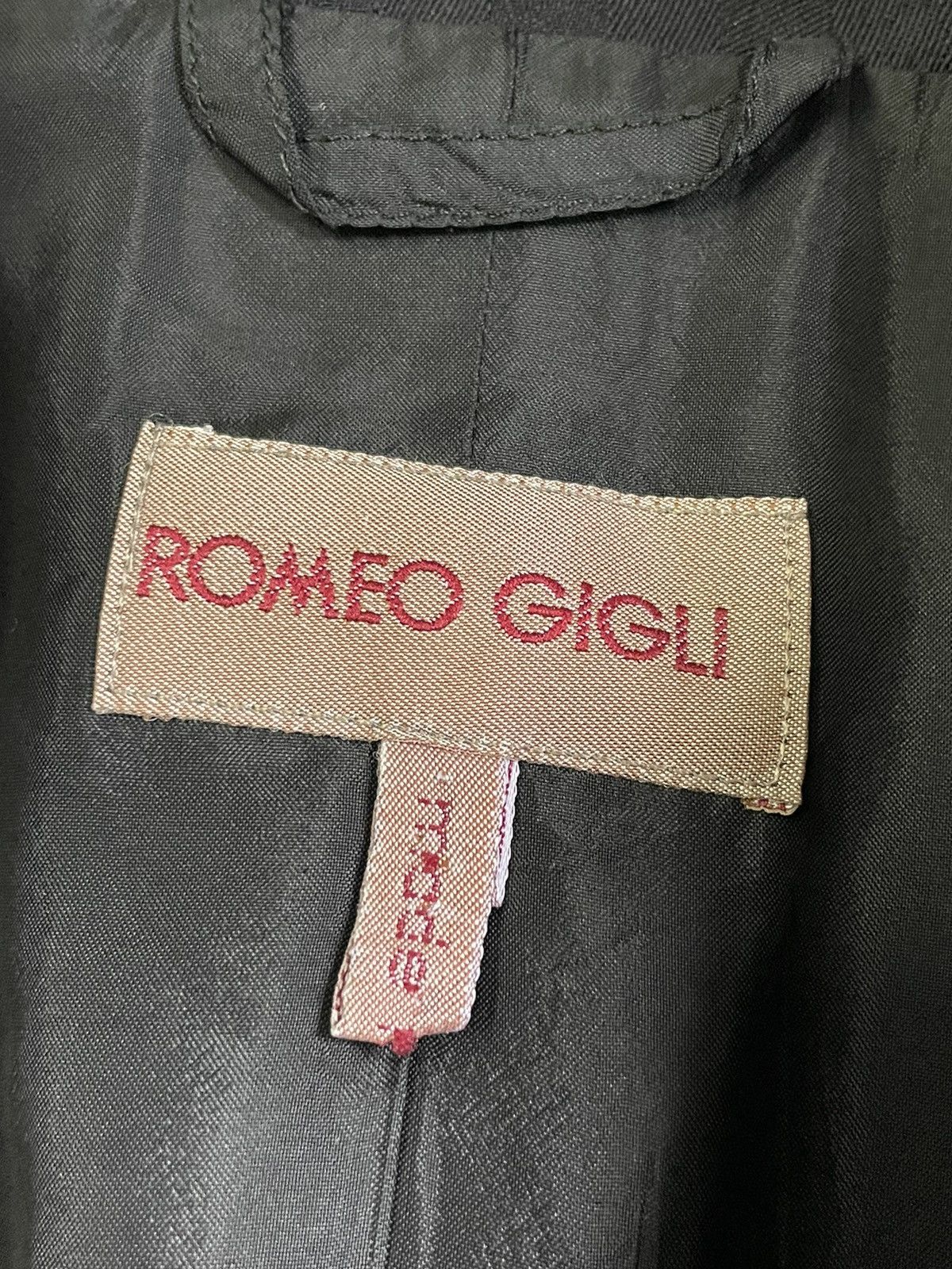 Romeo Gigli *RARE* Romeo Gigli Vintage 80’s Blazer Black Size 42L - 7 Thumbnail