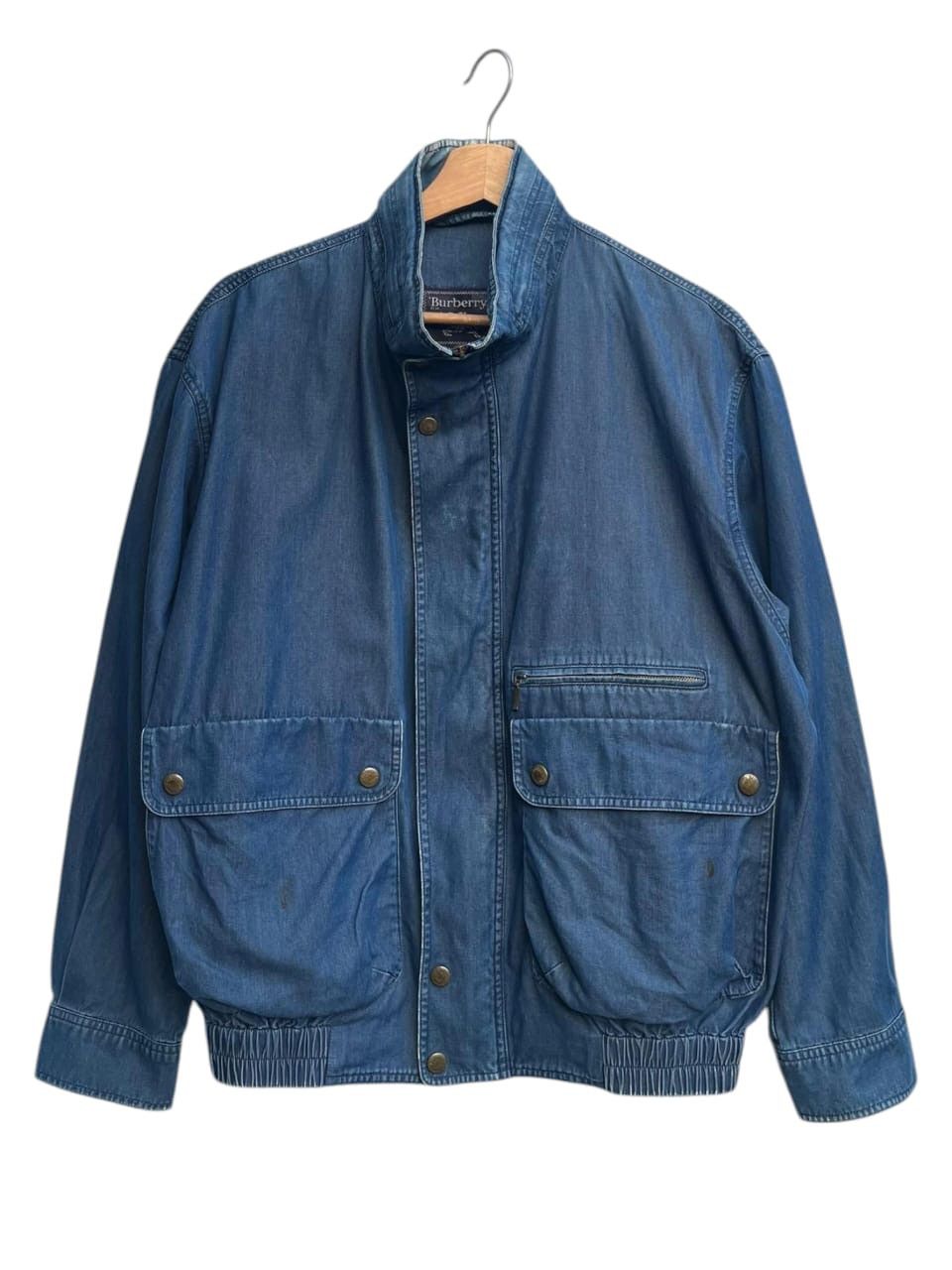 Burberry 90’s Burberrys Light Jeans Blouson Swing Top Size US M / EU 48-50 / 2 - 1 Thumbnail