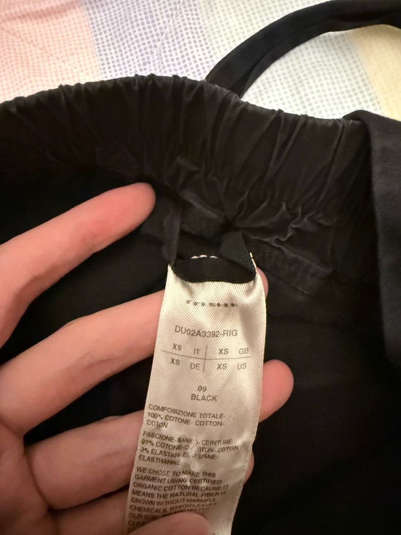 Rick Owens Rick owens size xs Stylish black cotton pants Size US 28 / EU 44 - 4 Thumbnail