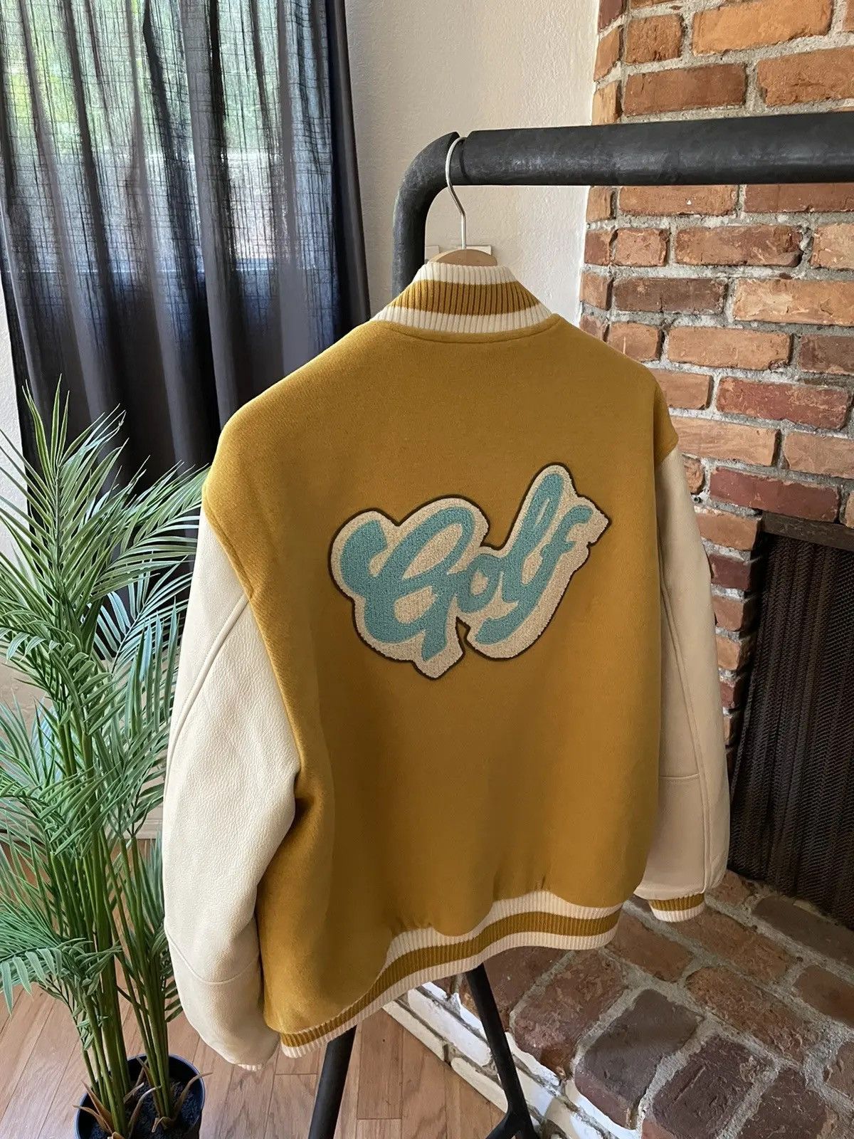 Golf Wang GolfWang Dirt Letterman Jacket Size US XL / EU 56 / 4 - 4 Thumbnail