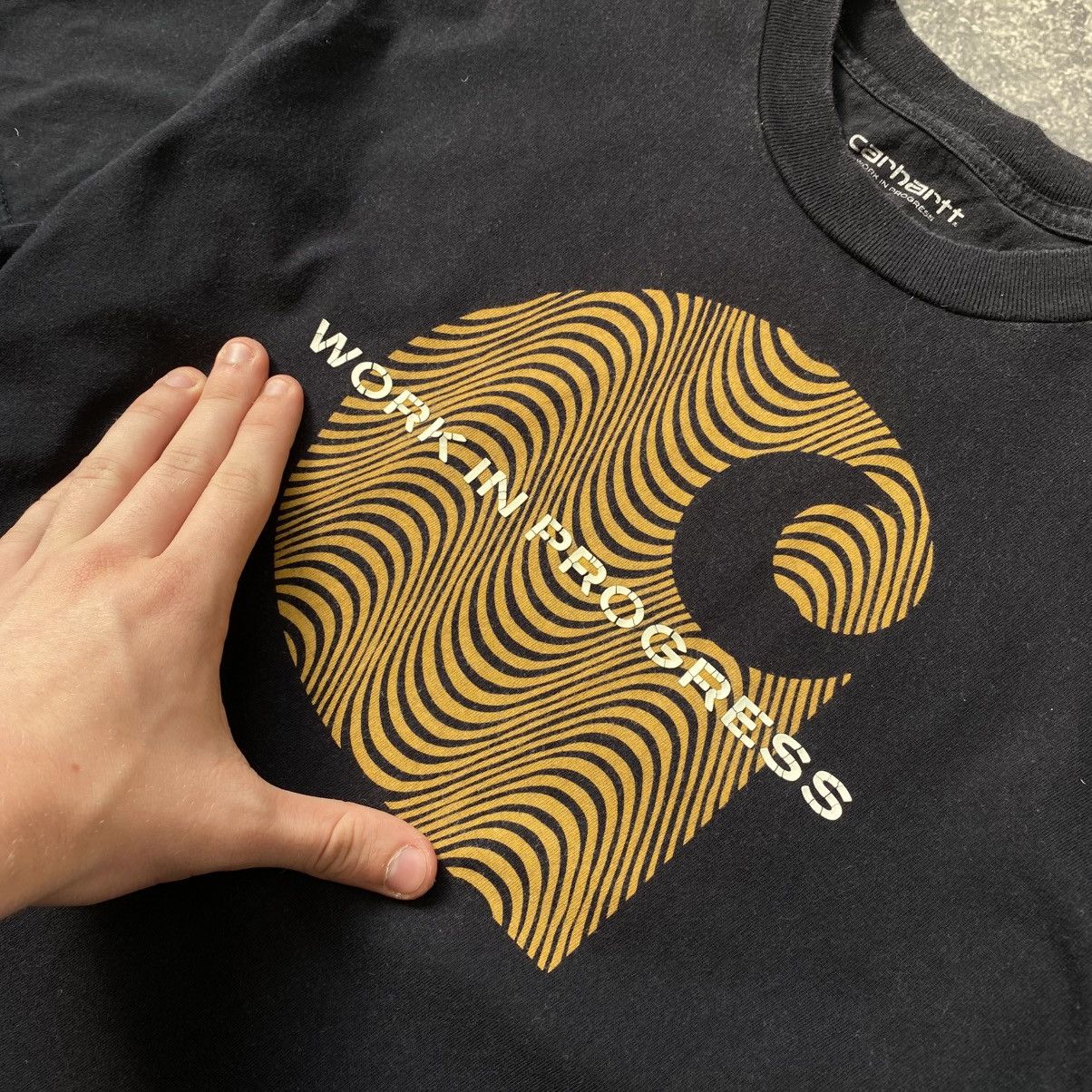Carhartt Wip × Vintage Vintage Carhartt WIP big Logo y2k Streetwear opium tee Size US S / EU 44-46 / 1 - 3 Thumbnail