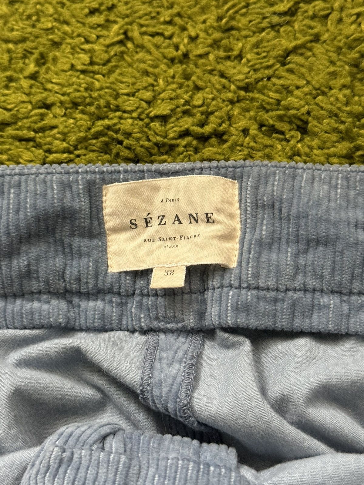 Designer × Sezane Sezane Paris avant garde corduroy wide leg pants Size 27" / US 4 / IT 40 - 5 Thumbnail
